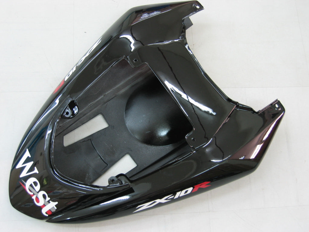 Carene Amotopart 2004-2005 Kawasaki ZX 10R Nero Bianco West Ninja Generico