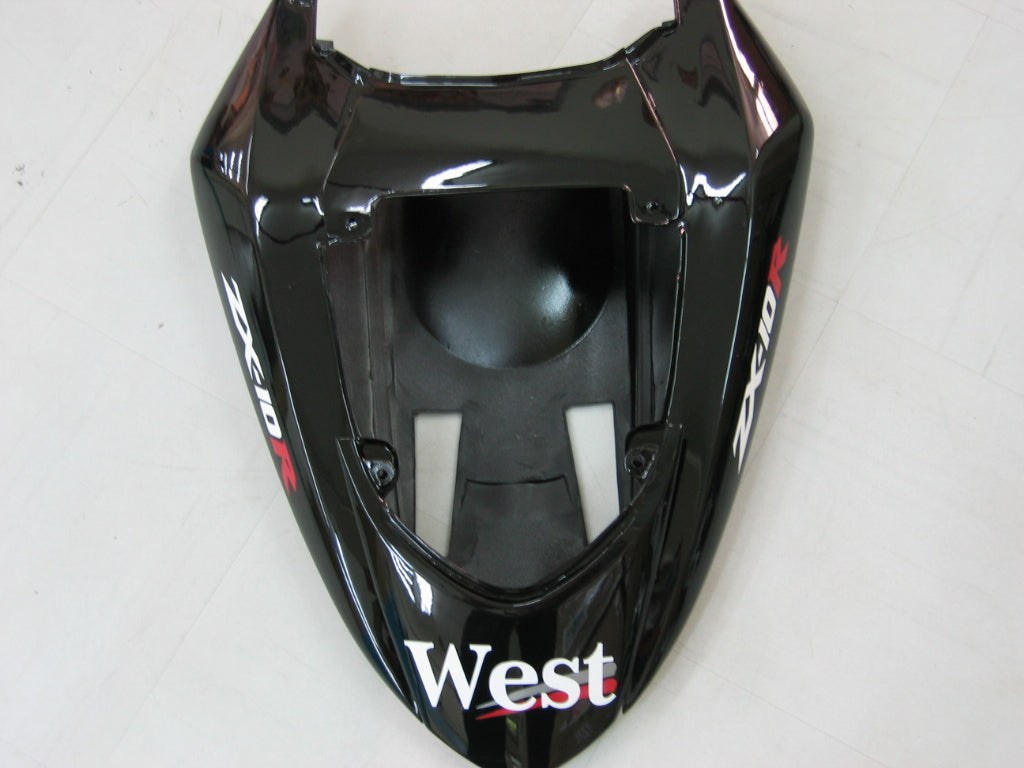 Carene Amotopart 2004-2005 Kawasaki ZX 10R Nero Bianco West Ninja Generico