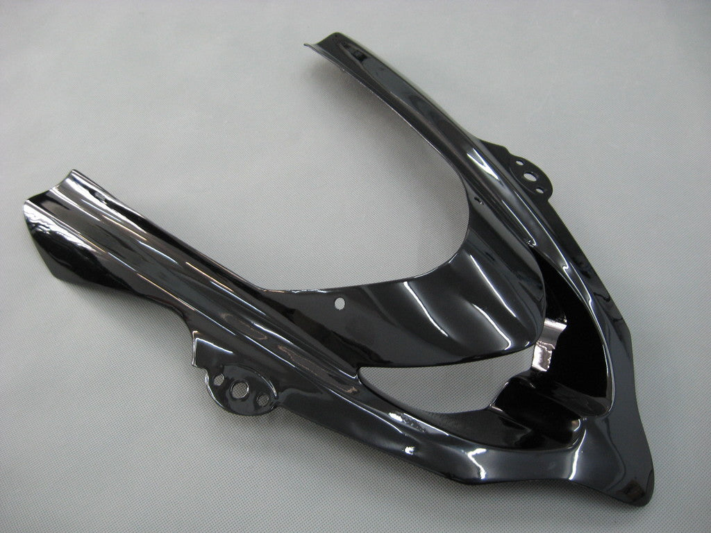 Amotopart Carenados 2004-2005 Kawasaki ZX 10R Negro y Plata Flame Ninja Genérico