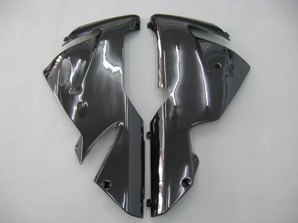 Amotopart Carenados 2004-2005 Kawasaki ZX 10R Negro y Plata Flame Ninja Genérico