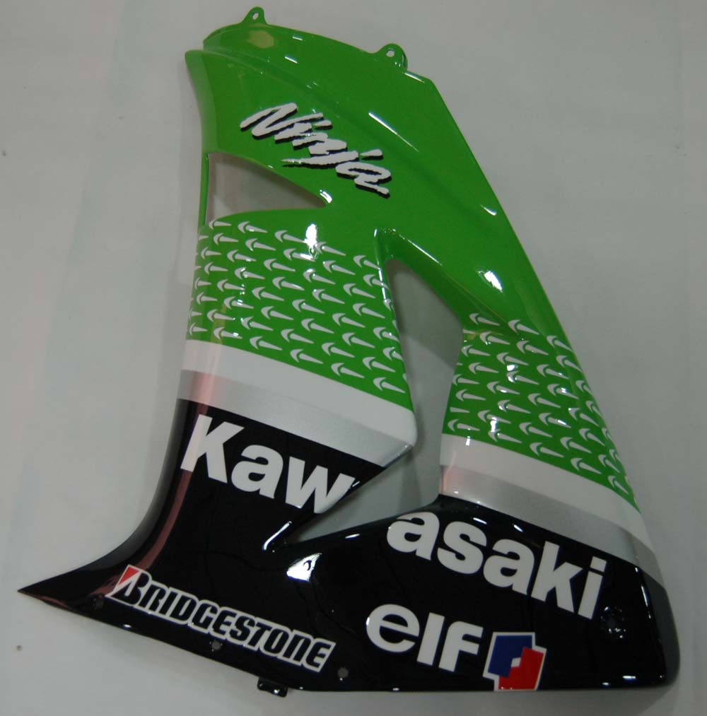 Carénages Amotopart 2006-2007 Kawasaki ZX 10R Vert Noir No.56 Nakano Generic