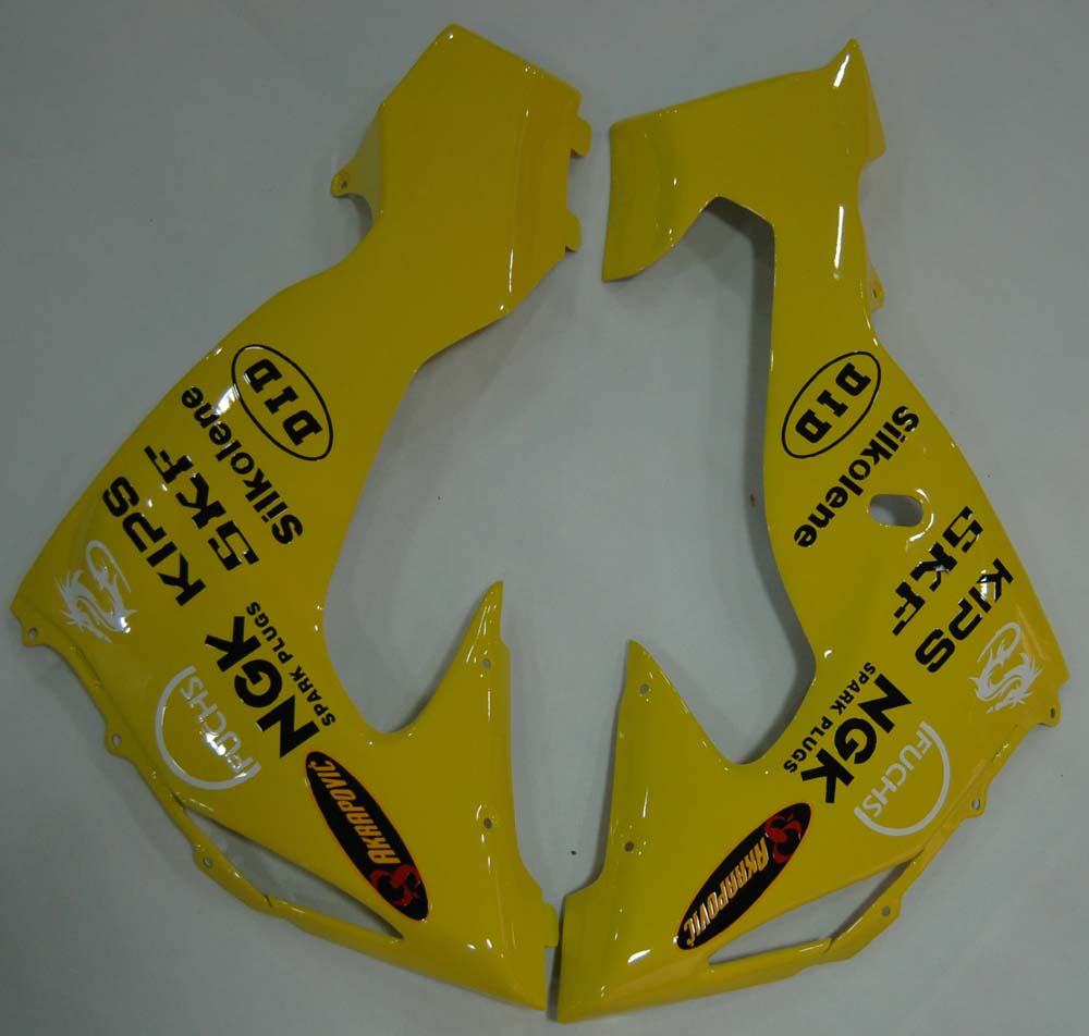 Carénages Amotopart 2006-2007 Kawasaki ZX 10R Jaune Noir No.56 Nakano Generic