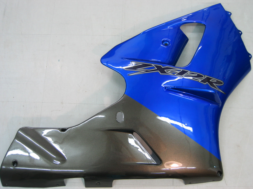Carénages Amotopart 2000-2001 Kawasaki ZX12R Bleu &amp; Noir ZX12R Generic