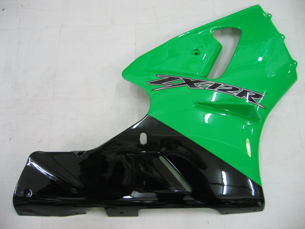 Carénages Amotopart 2000-2001 Kawasaki ZX12R Vert &amp; Noir ZX12R Generic