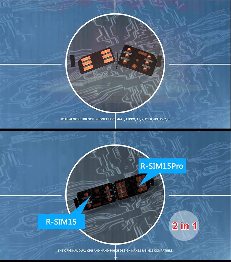 Mise à niveau de la carte de déverrouillage RSIM-15 Nano pour iPhone 13 Pro X XS Max 8 iOS 14.7