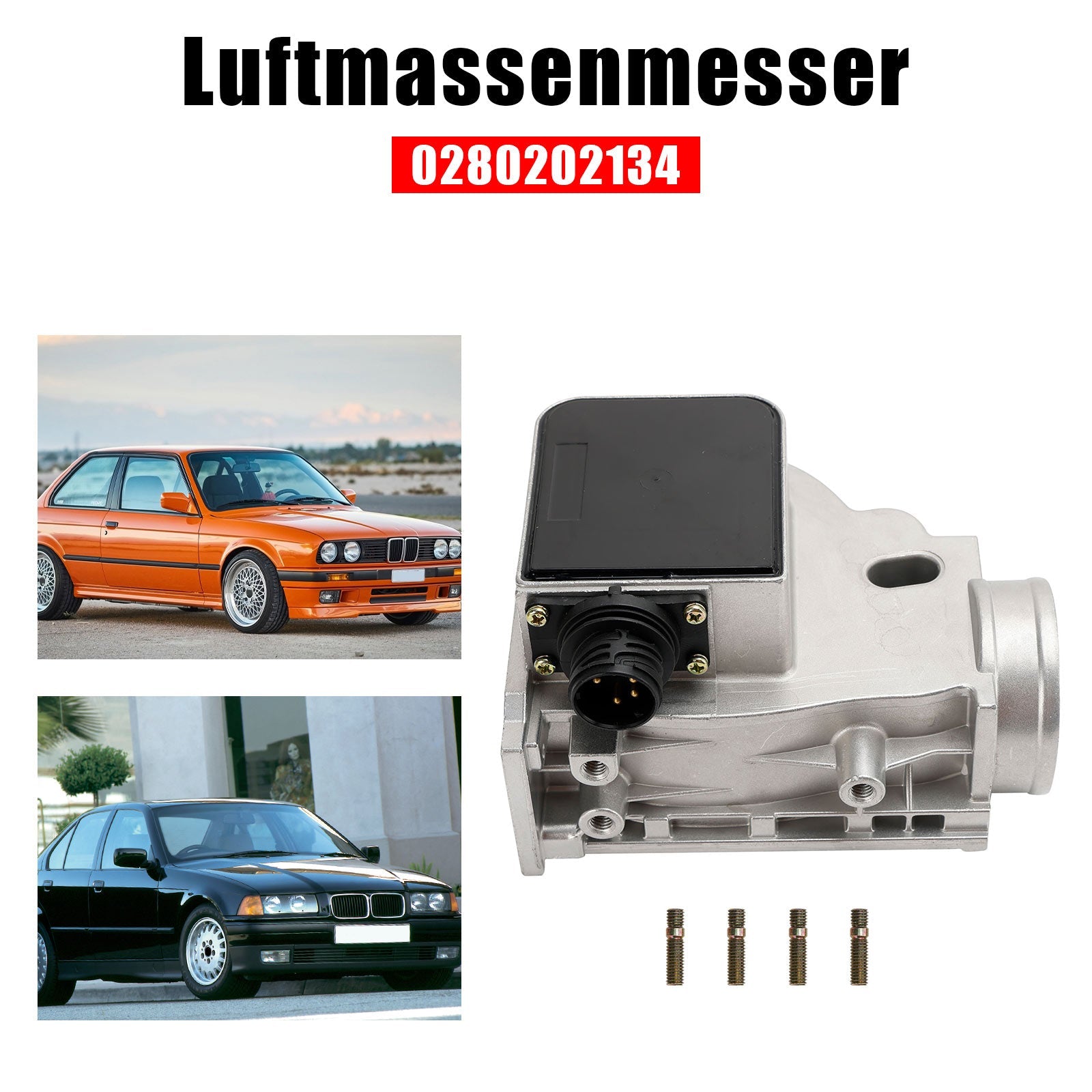 Capteur de débit d&#39;air massique crg 0280202134 adapté pour BMW 318Ti 318i 318is 1,8l 1991-1995 Fedex Express