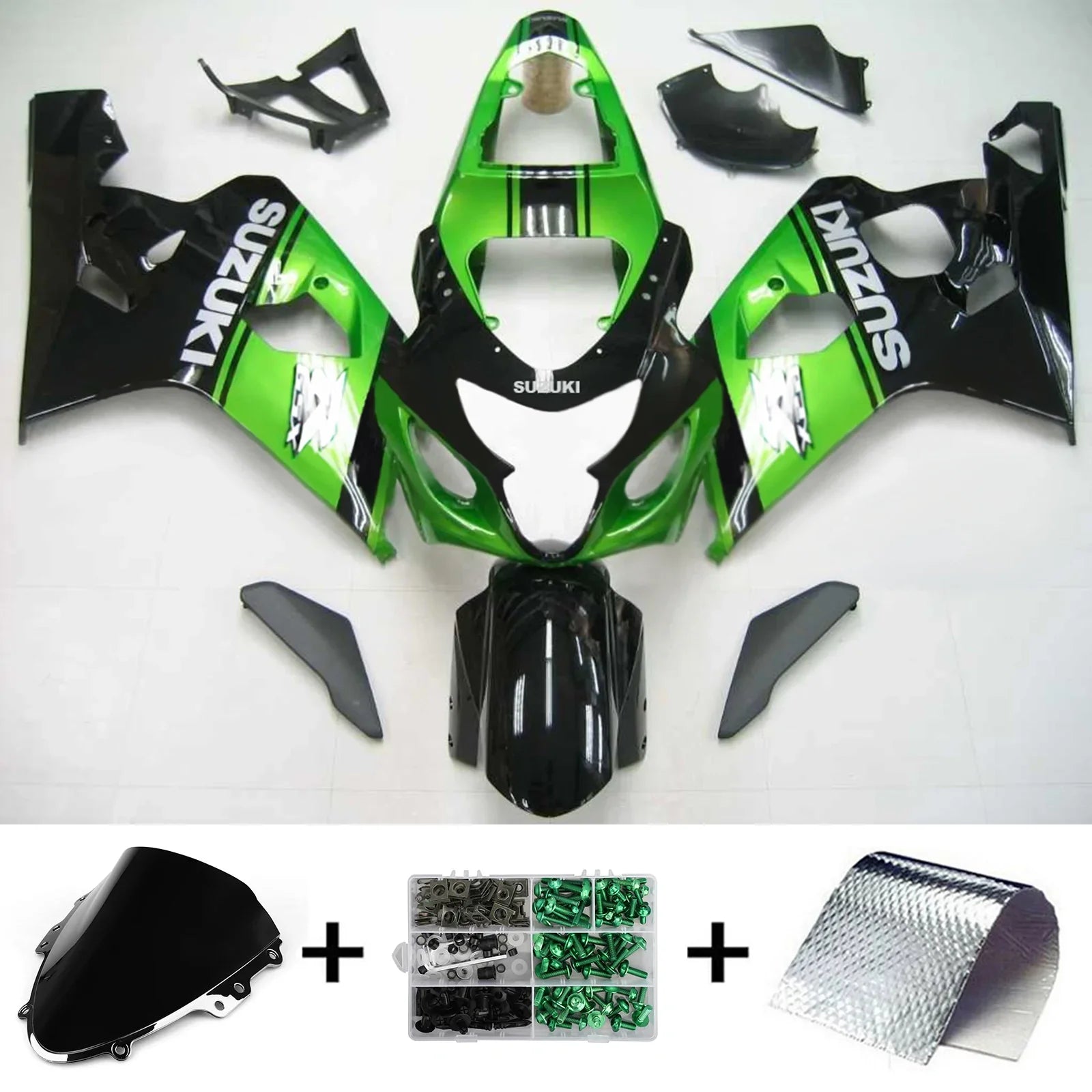 Amotopart Suzuki GSXR 600/750 2004-2005 Kit Carenado Plastico ABS Carroceria