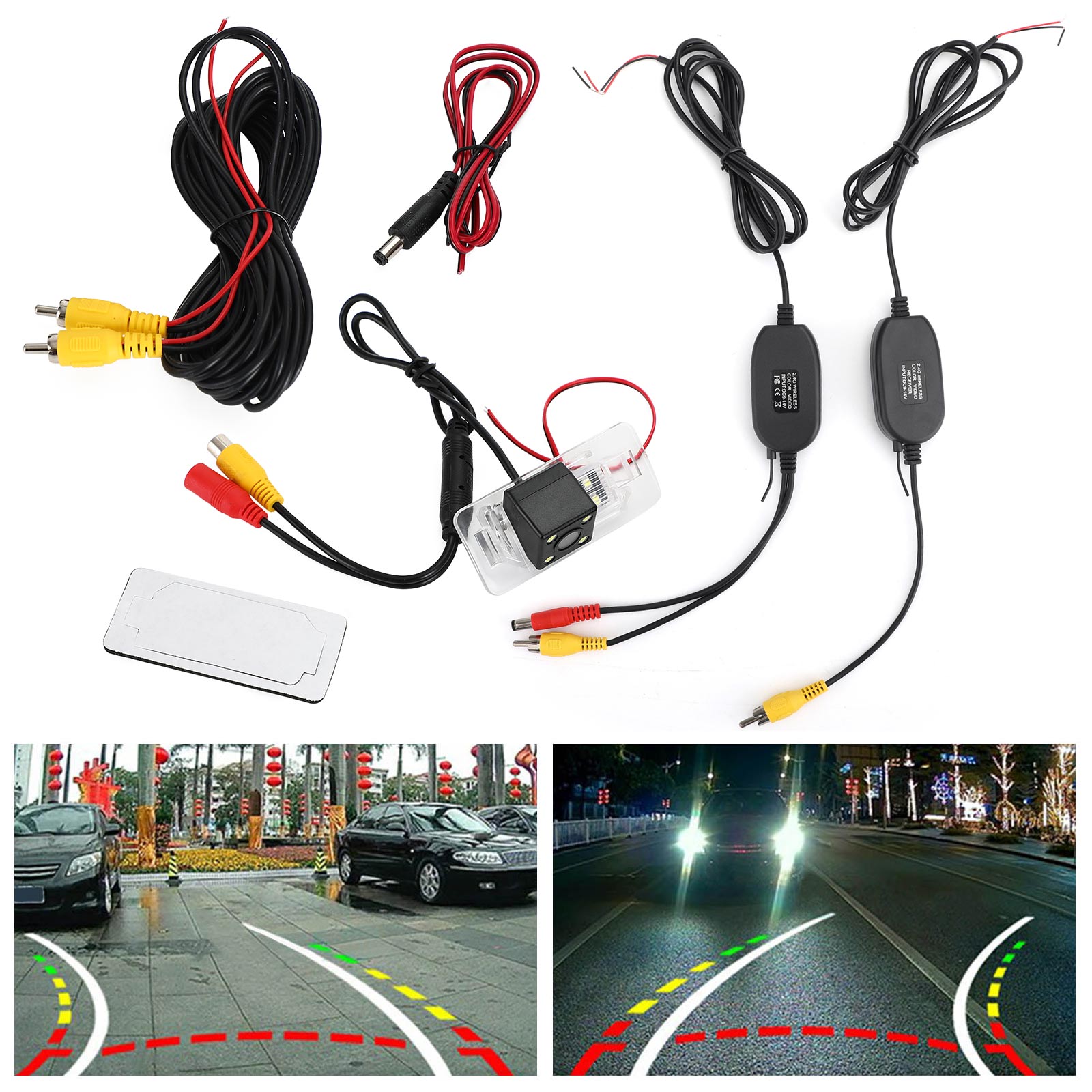 170D Wireless Dynamic Trajectory Track Car Videocamera vista posteriore per X1 X3 X5 X6 M3