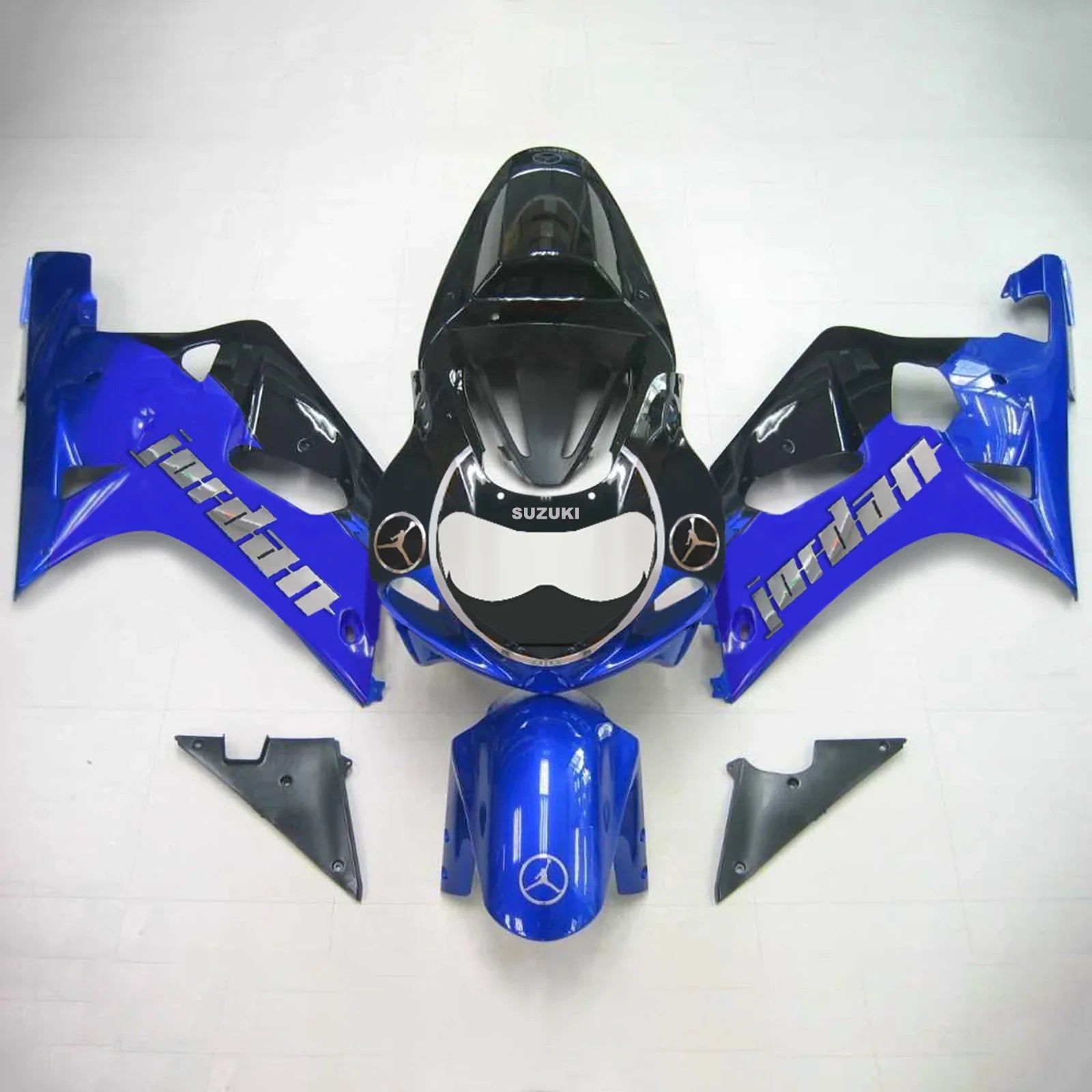 Amotopart Suzuki GSXR750 2001-2003 Kit Carenado Plastico ABS Carroceria