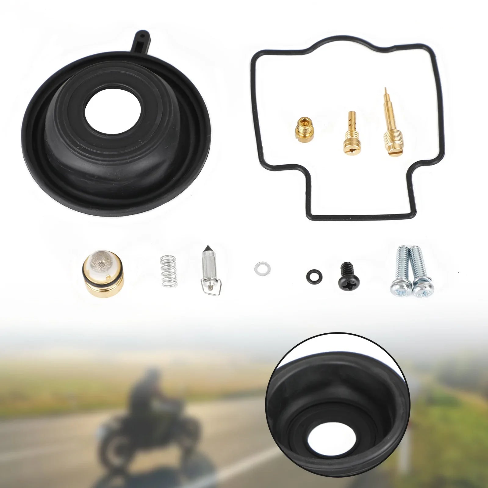 Kit de reconstruction de carburateur pour Kawasaki ZXR250 1991-1995 ZX250 ZXR250R 1989-1991 générique