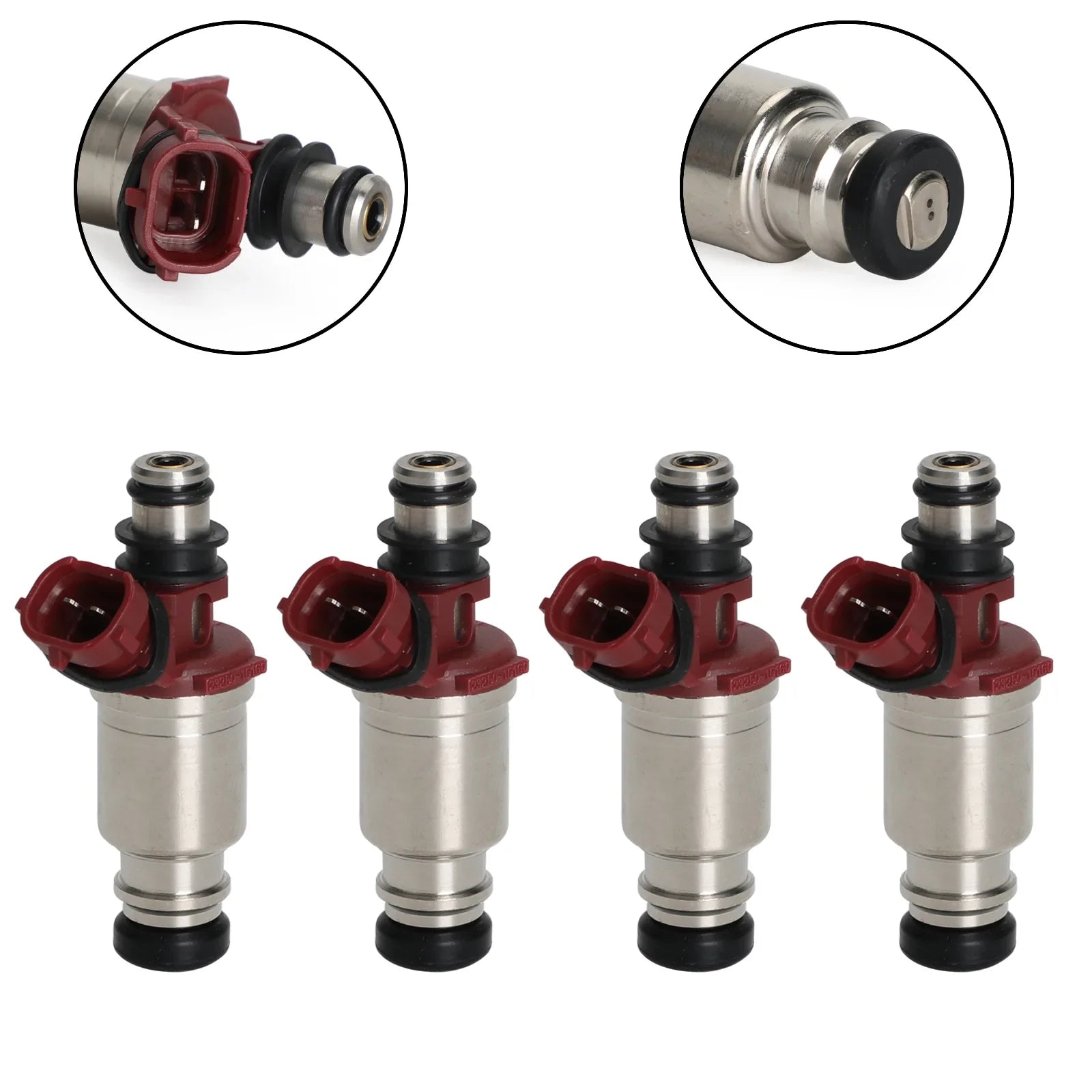Iniettori di carburante da 4 pezzi 23250-16160 Fit Corolla Celica e Geo Prizm 1.8L I4 1993-1997 Generico