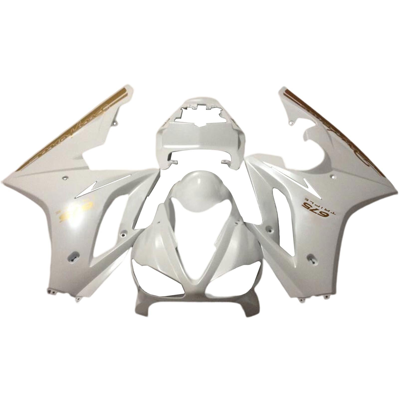 Amotopart Triumph Daytona 675 2009-2012 Kit de carenado de carrocería de plástico ABS