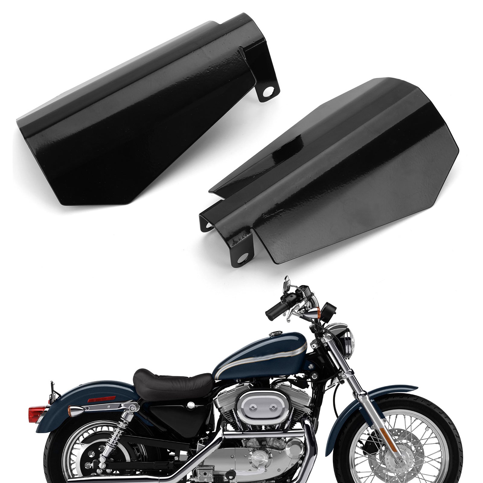 Funda protectora para guardamanos de motocicleta para Sportster XL 883 XL 1200 48 72 genérico