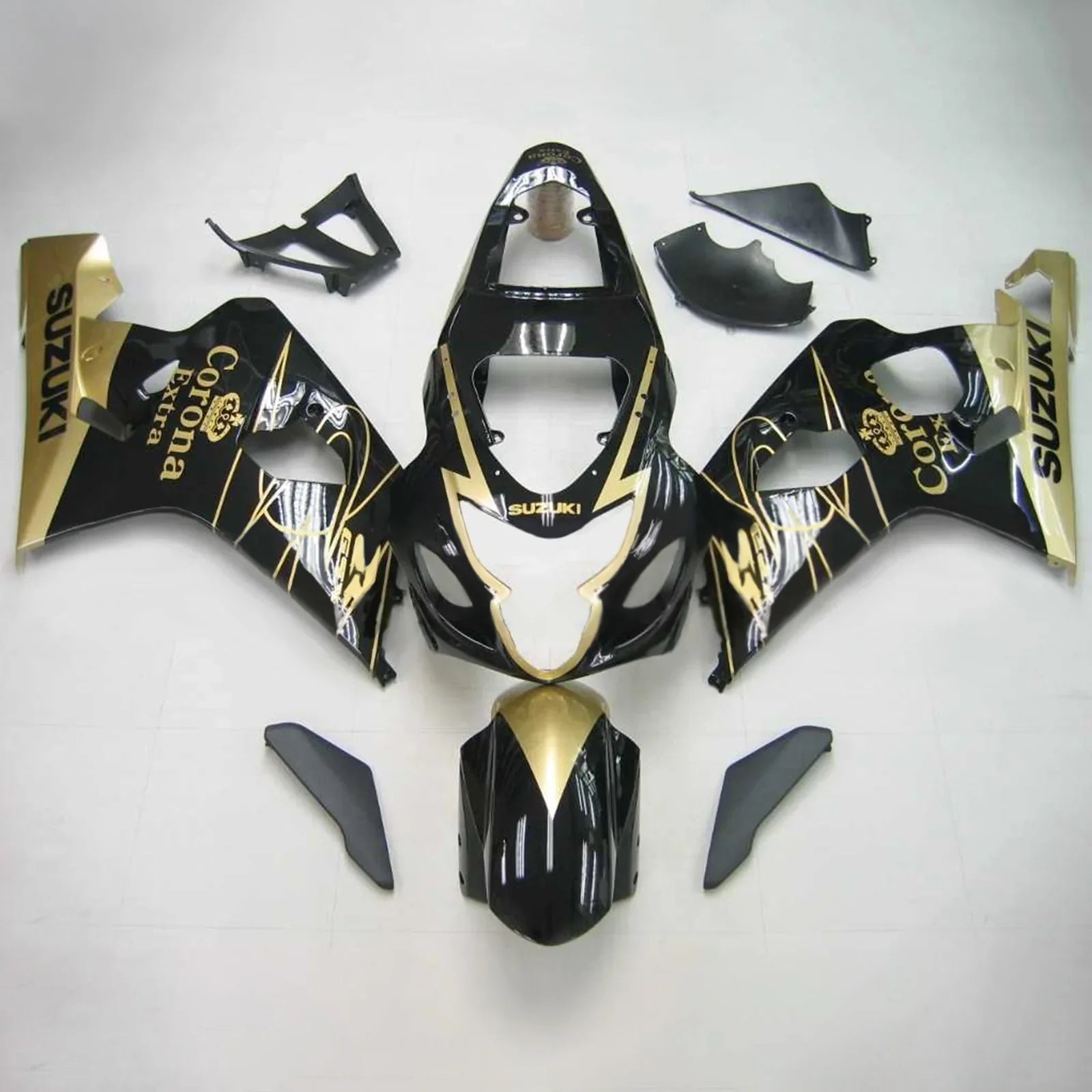 Amotopart Suzuki GSXR 600/750 2004-2005 Kit Carénage Carrosserie Plastique ABS