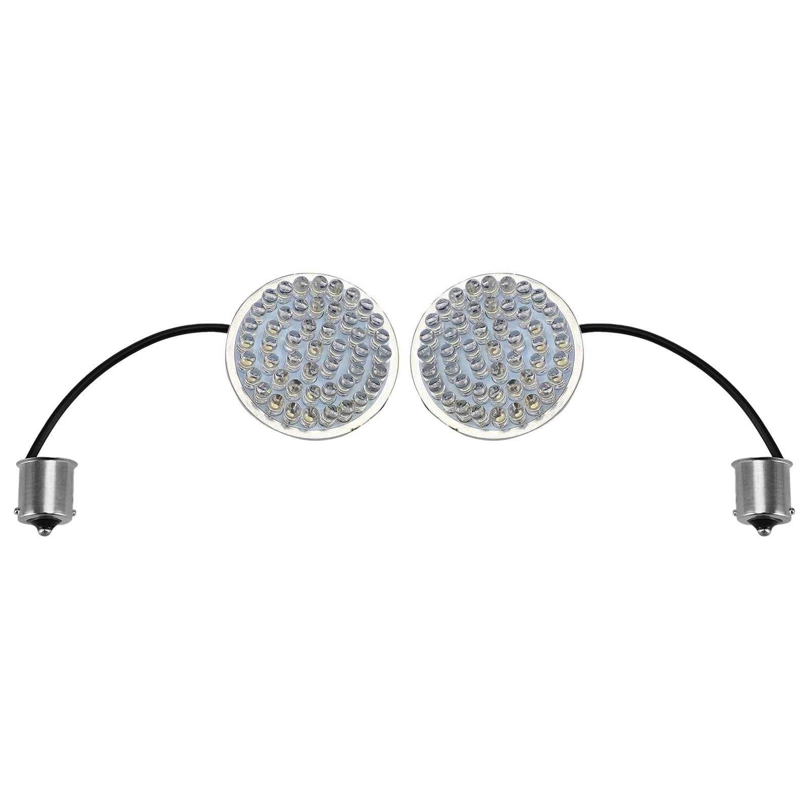 1156 Feux d'insertion de clignotants arrière à LED pour Dyna Touring Street Road Glide 883 Generic