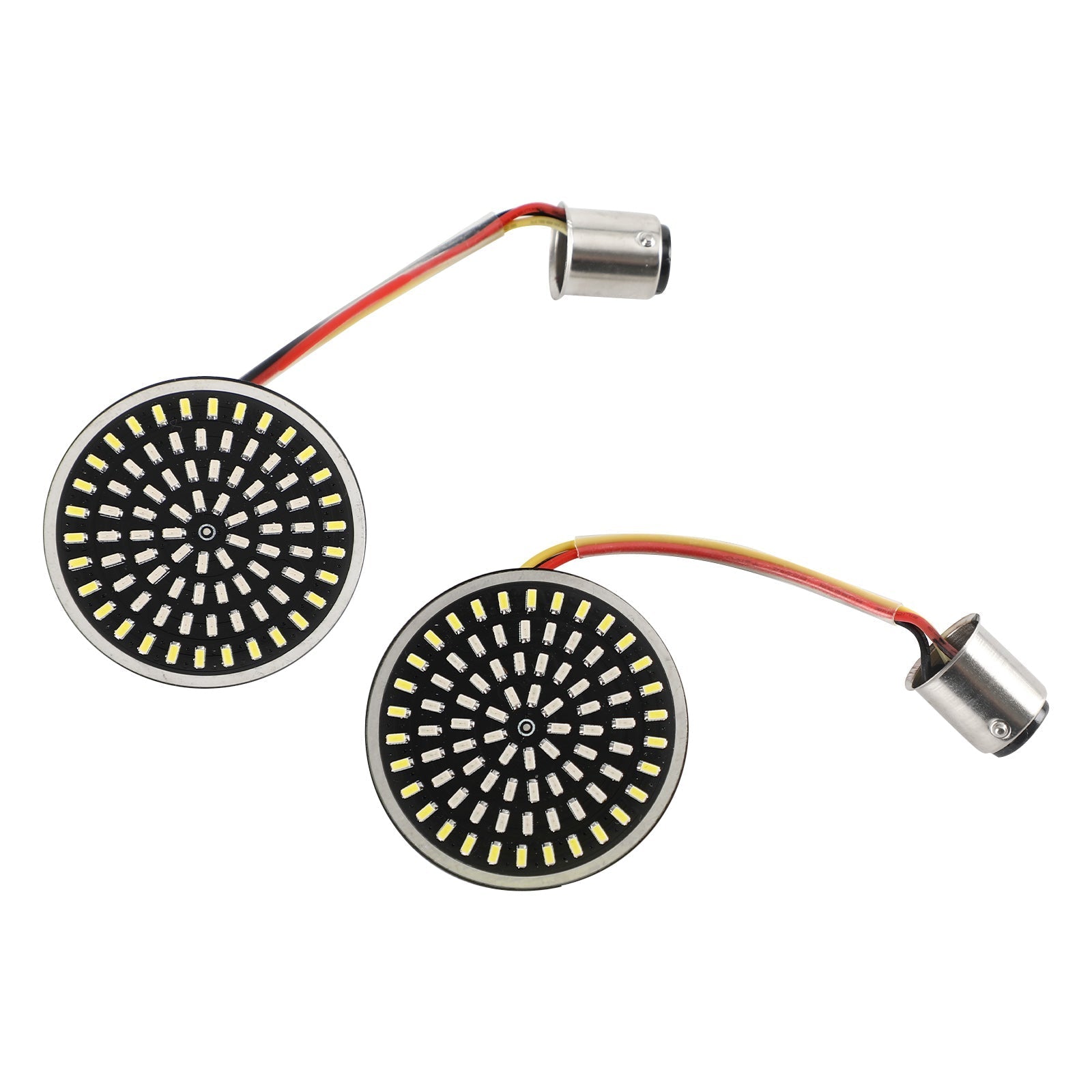 1157 LED Clignotant Inserts Lampe Fit pour Softail Touring Dyna Sportster Générique