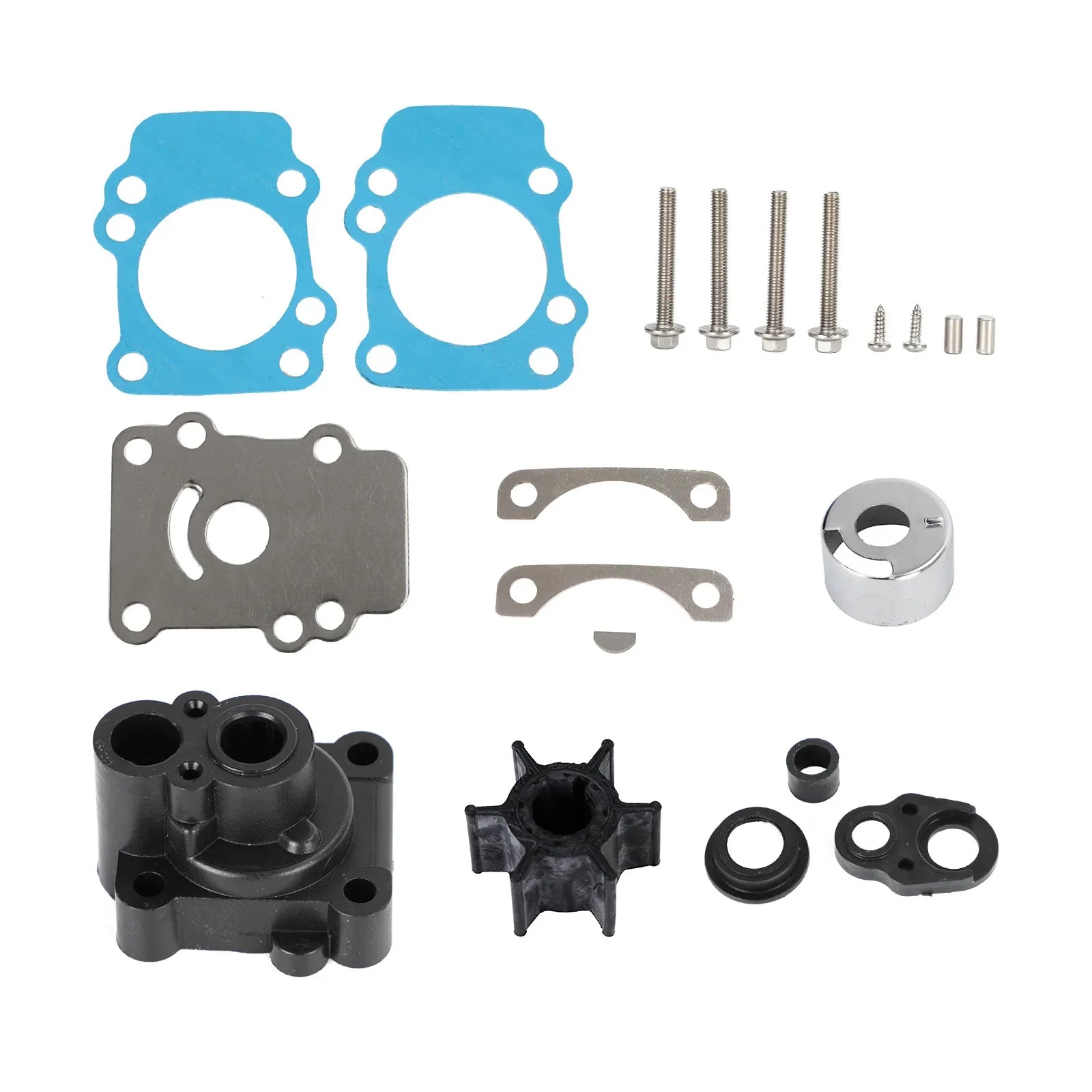 Kit de reconstrucción de bomba de agua para motores Yamaha 1996 F9.9 T9.9 682-W0078-A1-00