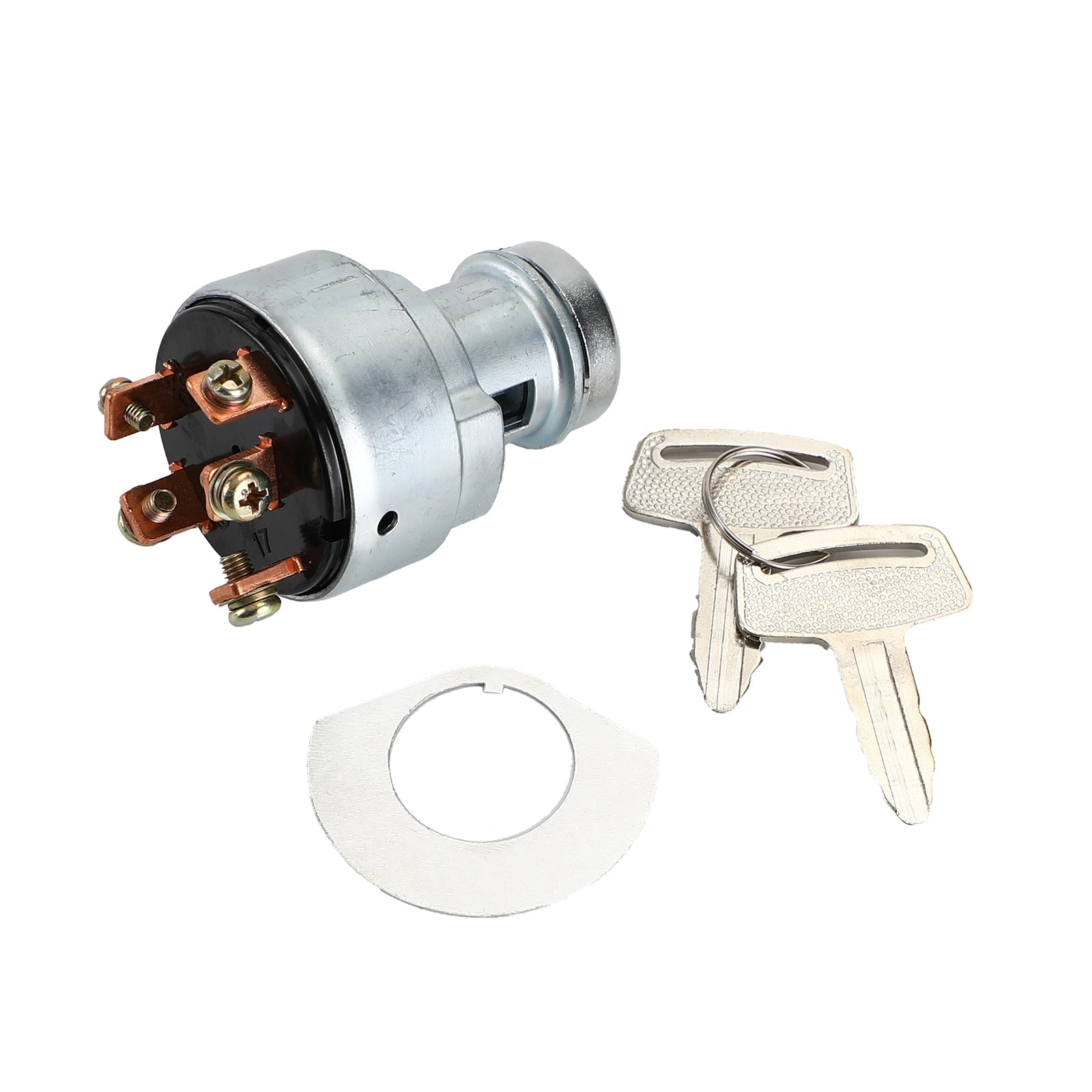 Interrupteur à clé d'allumage pour Kubota 66706-55120 compatible avec les moteurs et l'équipement