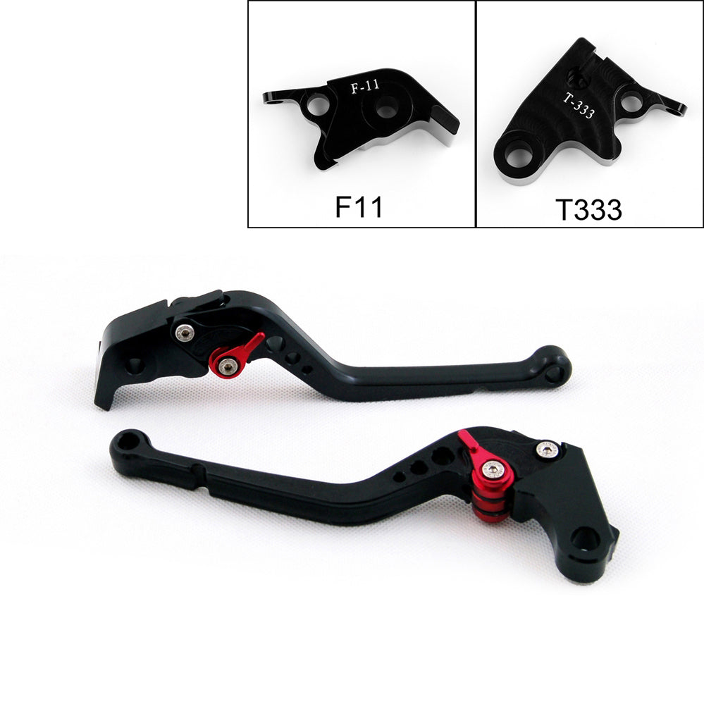 Palancas de embrague de freno largas para Triumph Daytona 675 R 11-14 Negro Genérico 