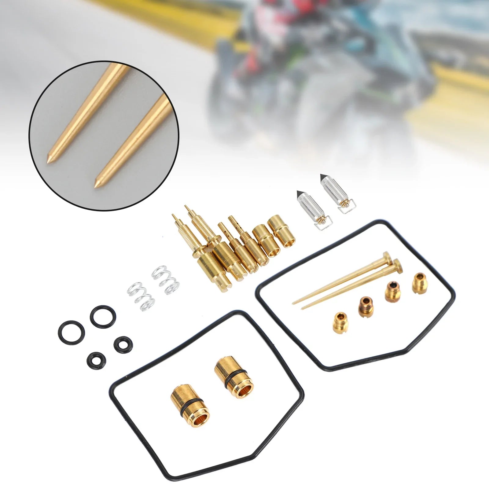 Kit de reconstrucción de carburador para Honda CB360T 1975-76 CB360K 1974 CJ360T 1976-77 Genérico