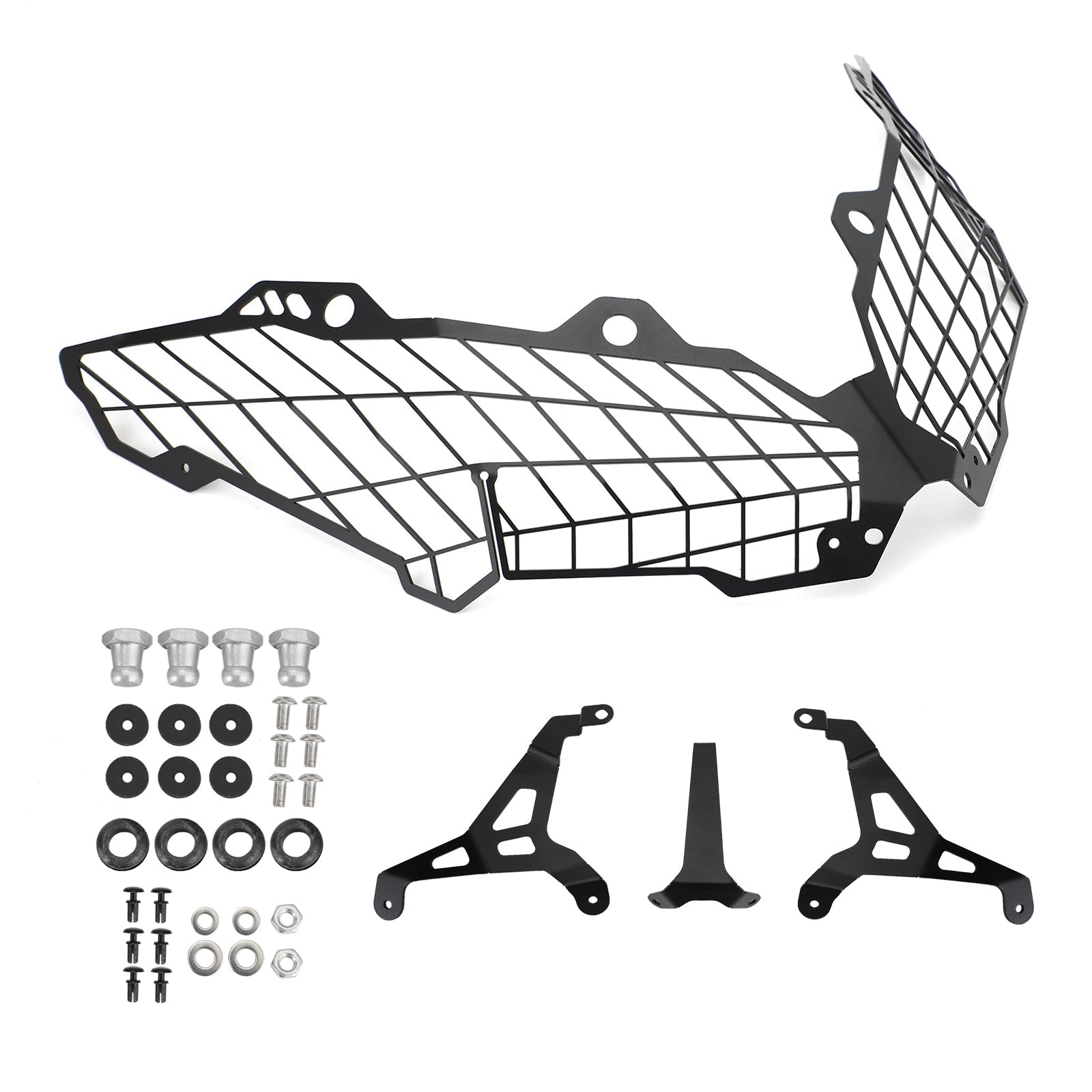 Protezione faro anteriore Kawasaki Versys 650 2015-2020 Nera