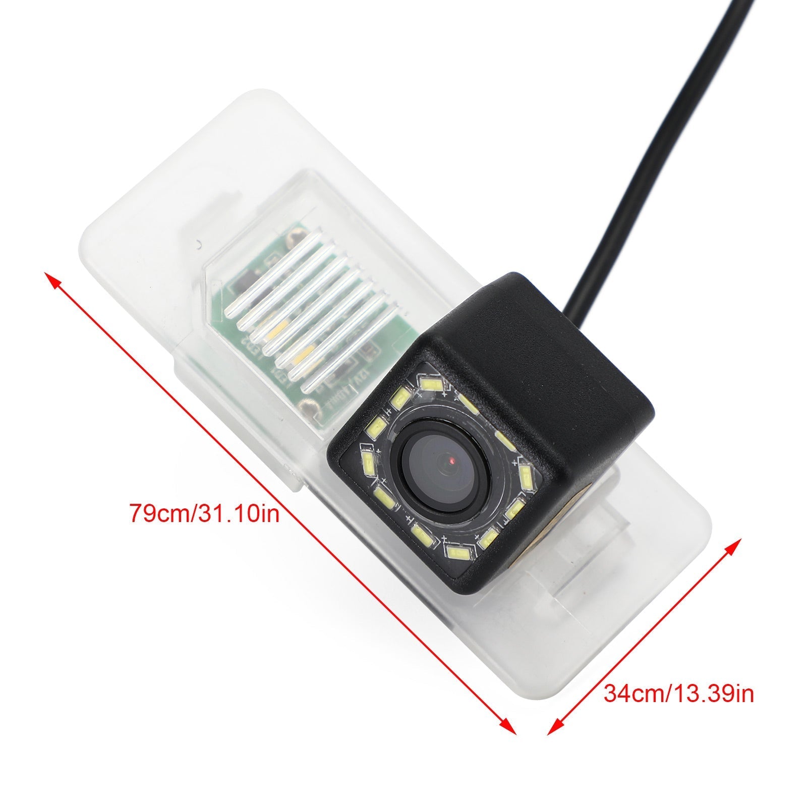 La trajectoire dynamique HD suit la caméra de vue arrière de voiture adaptée pour E70 E71 E82 E83 E84