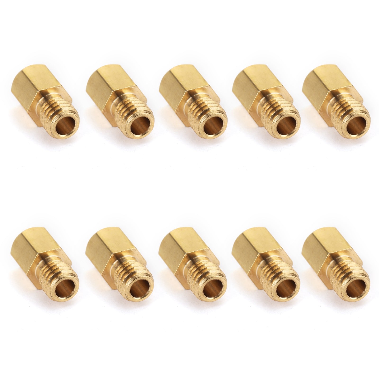 10 szt. Dysze główne typu sześciokątnego do gaźnika MIKUNI VM/TM/TMX 200-290 220 250 4/042 Generic