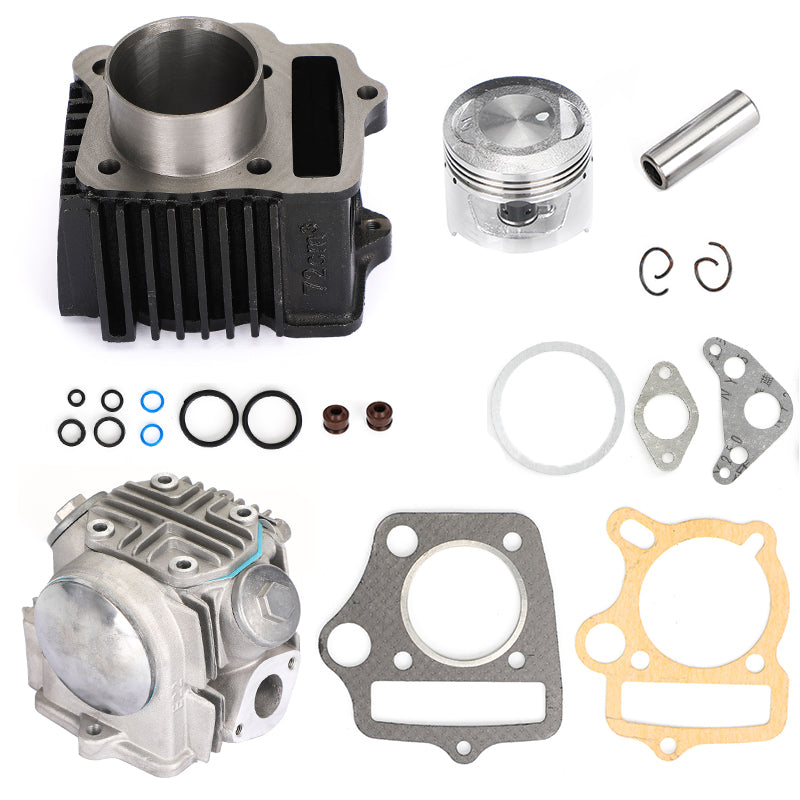 Pistone della testata del cilindro del kit di ricostruzione premium per Honda CT70 CRF70 ATC70 XR70 TRX70 generico