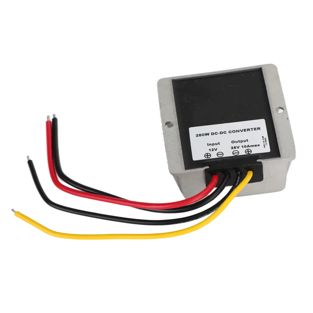 Areyourshop DC Convertisseur Régulateur 12V à 28V 280W Alimentation Step up Module Étanche