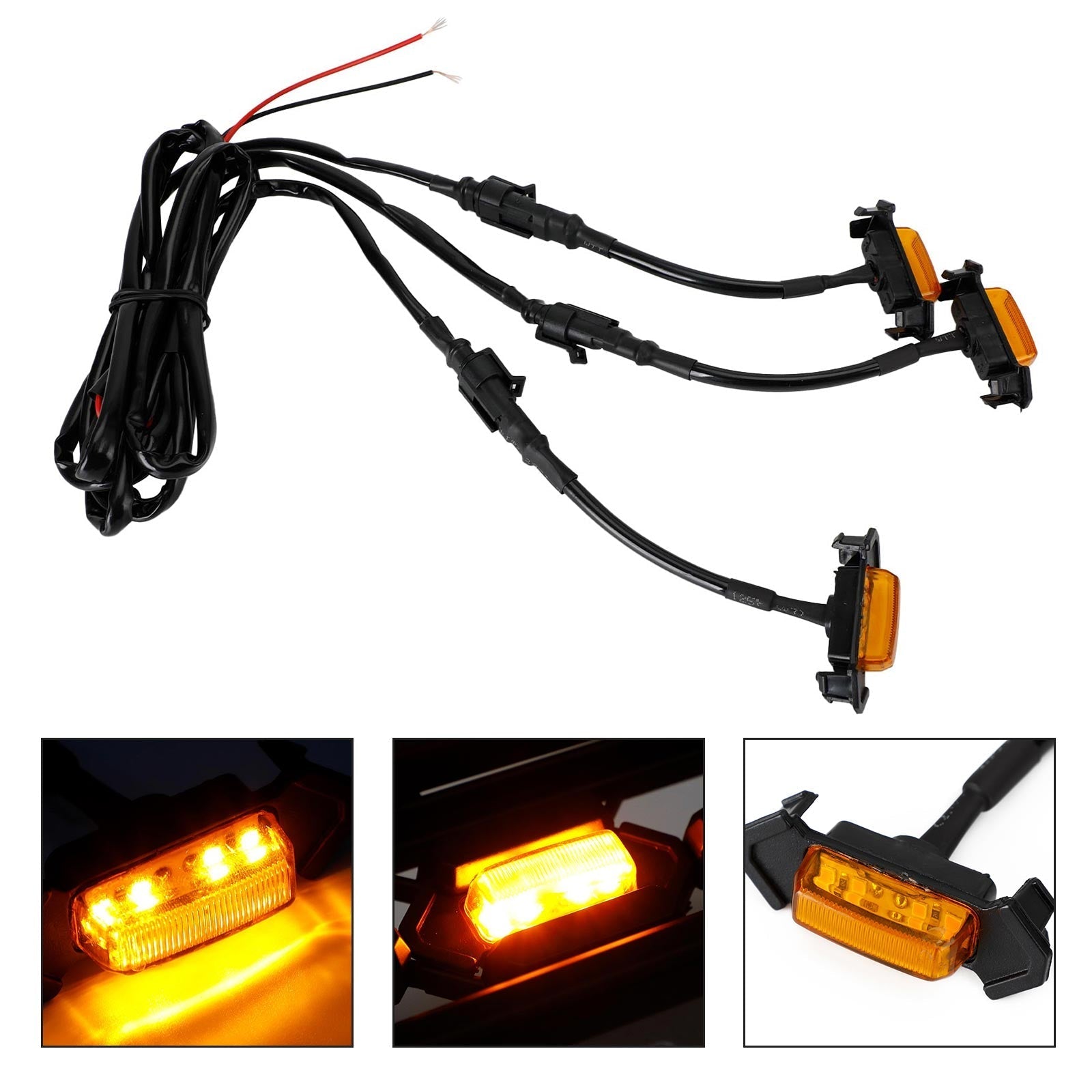 2001-2011 2016-2023 Toyota Tacoma TRD PRO 3PCS Paraurti anteriore Griglia del cofano Luci a LED