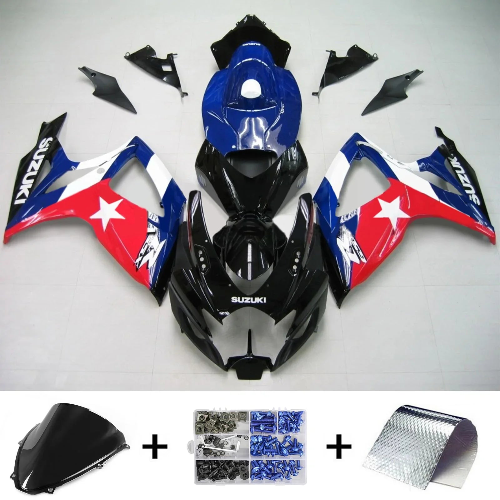 Kit de carénage Amotopart Suzuki GSXR 600/750 2006-2007