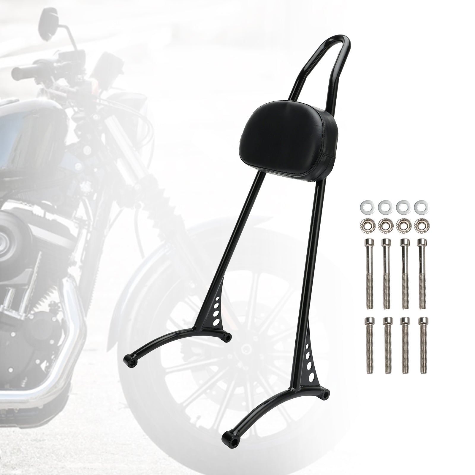 Sissy Passagier Bar-bestand voor Sportster Iron 883 1200 XL 48 72 2004-plus laat