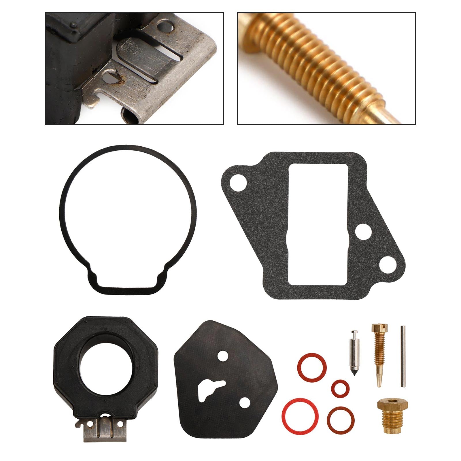 Kit de reconstruction de carburateur adapté pour Yamaha 9.9HP 15HP 6E7-W0093-01 6E7-W0093-02