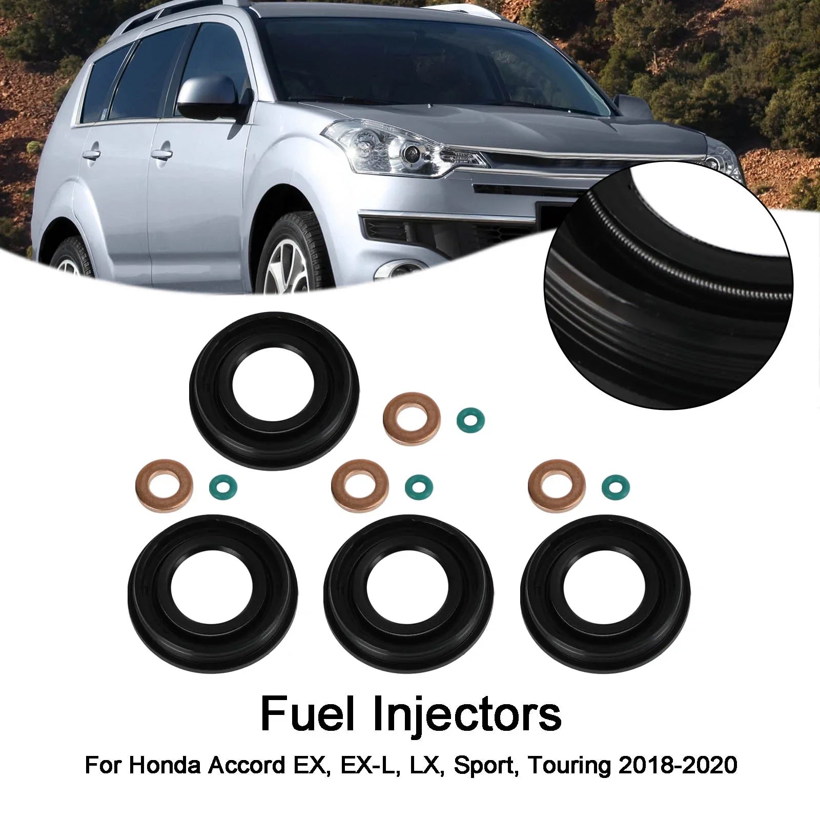 4 pièces Ford Transit MK3 MK6 MK7 2.0 2.2 2.4 TDCI TDDI joints d'injecteur