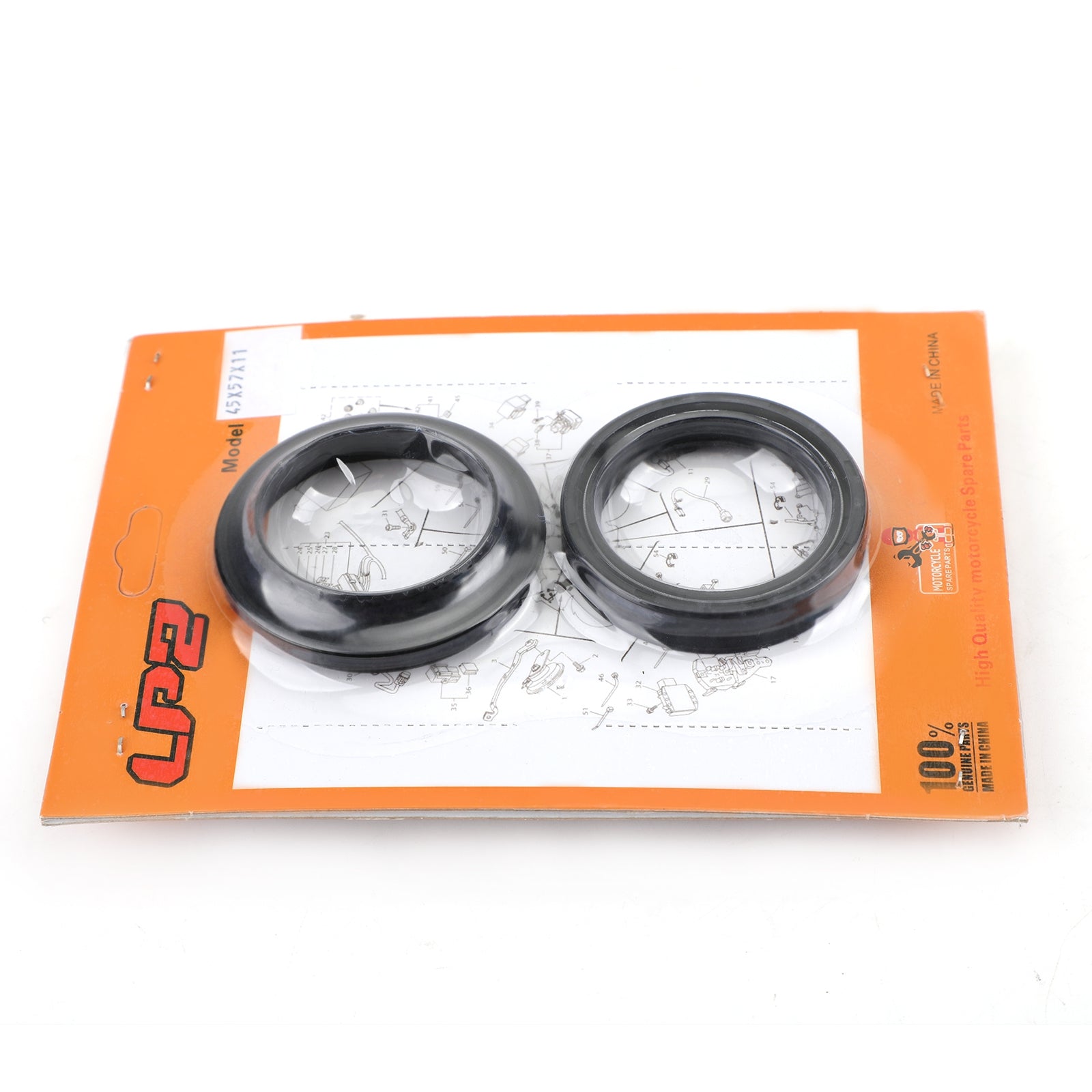 Kit de sello de polvo de sello de aceite de horquilla delantera para Honda GL1500 C CR500R CR250R CR125R 89-03 genérico