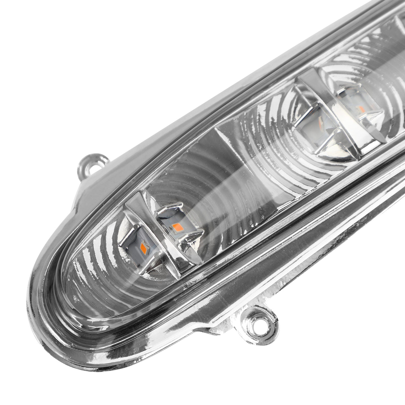 Par de intermitentes LED para espejo lateral para Benz S W220 CL W215 1999-2003 gris