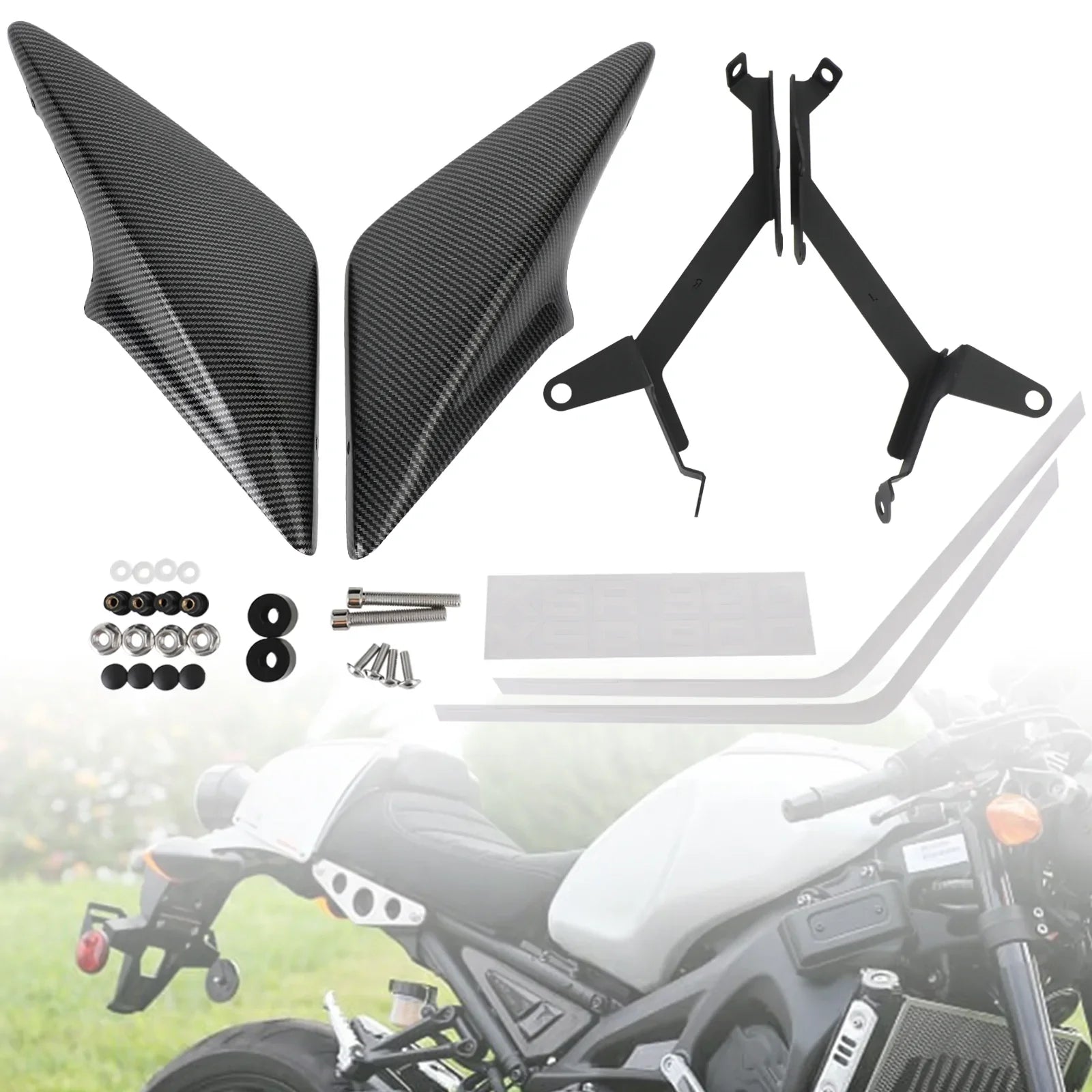 Carénage de couverture de cadre de siège conducteur côté arrière pour Yamaha XSR 900 2016-2021 générique