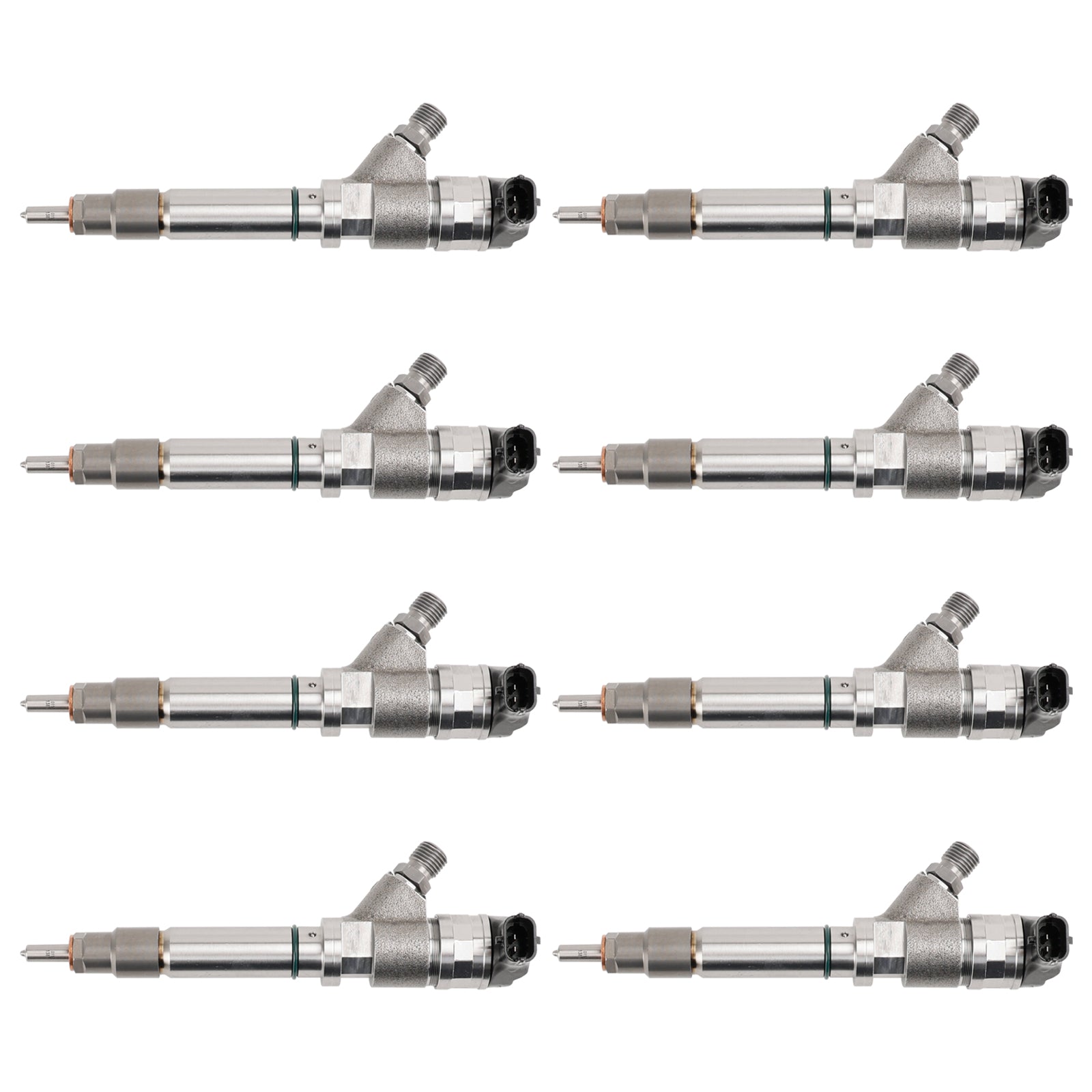 Chevrolet Silverado 2500 3500 6.6L V8 LLY 2004.5-2005 8 piezas inyector de combustible 0445120027 0986435504