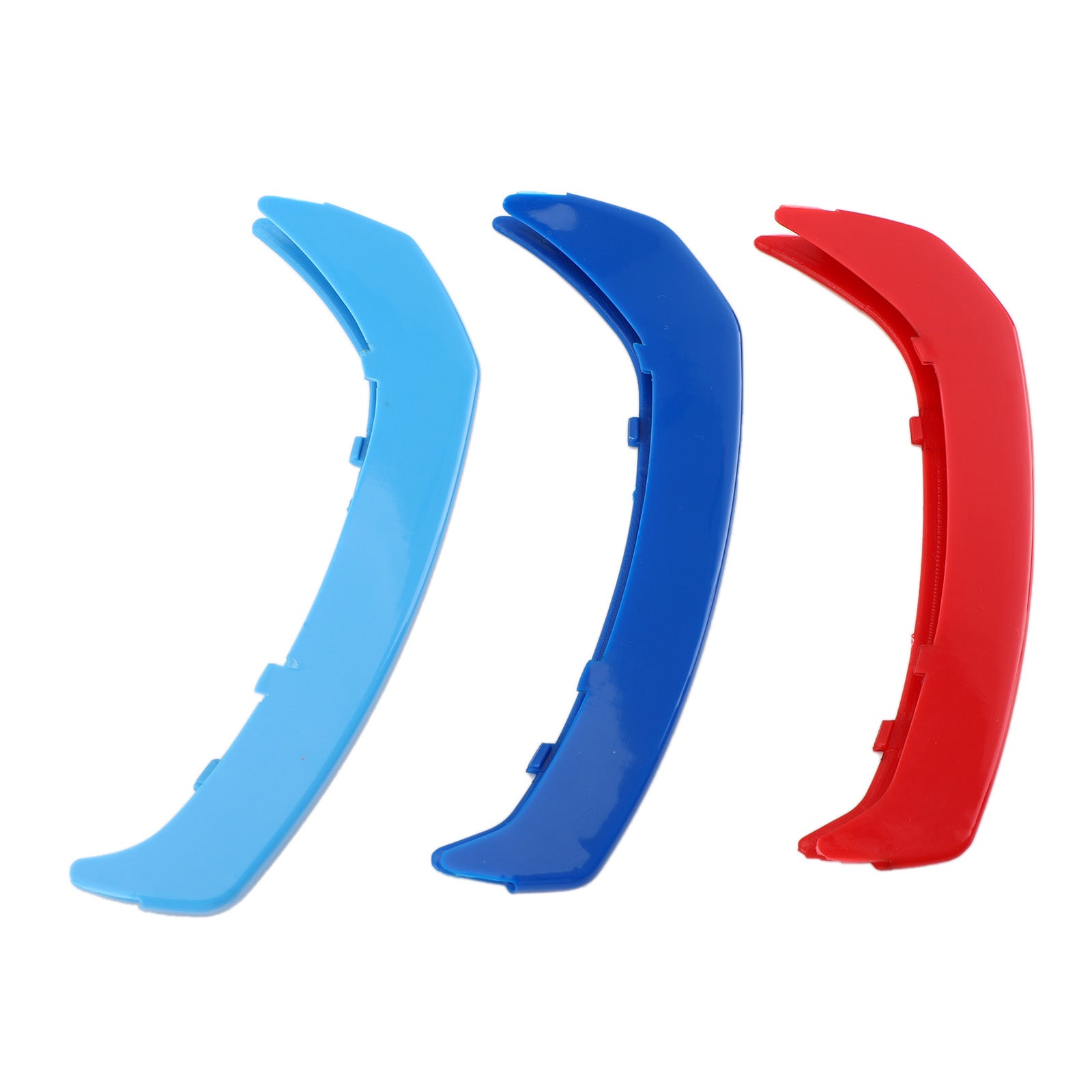 Bandes de couverture de calandre tricolores, garniture à Clip pour BMW GT3 9 Grilles