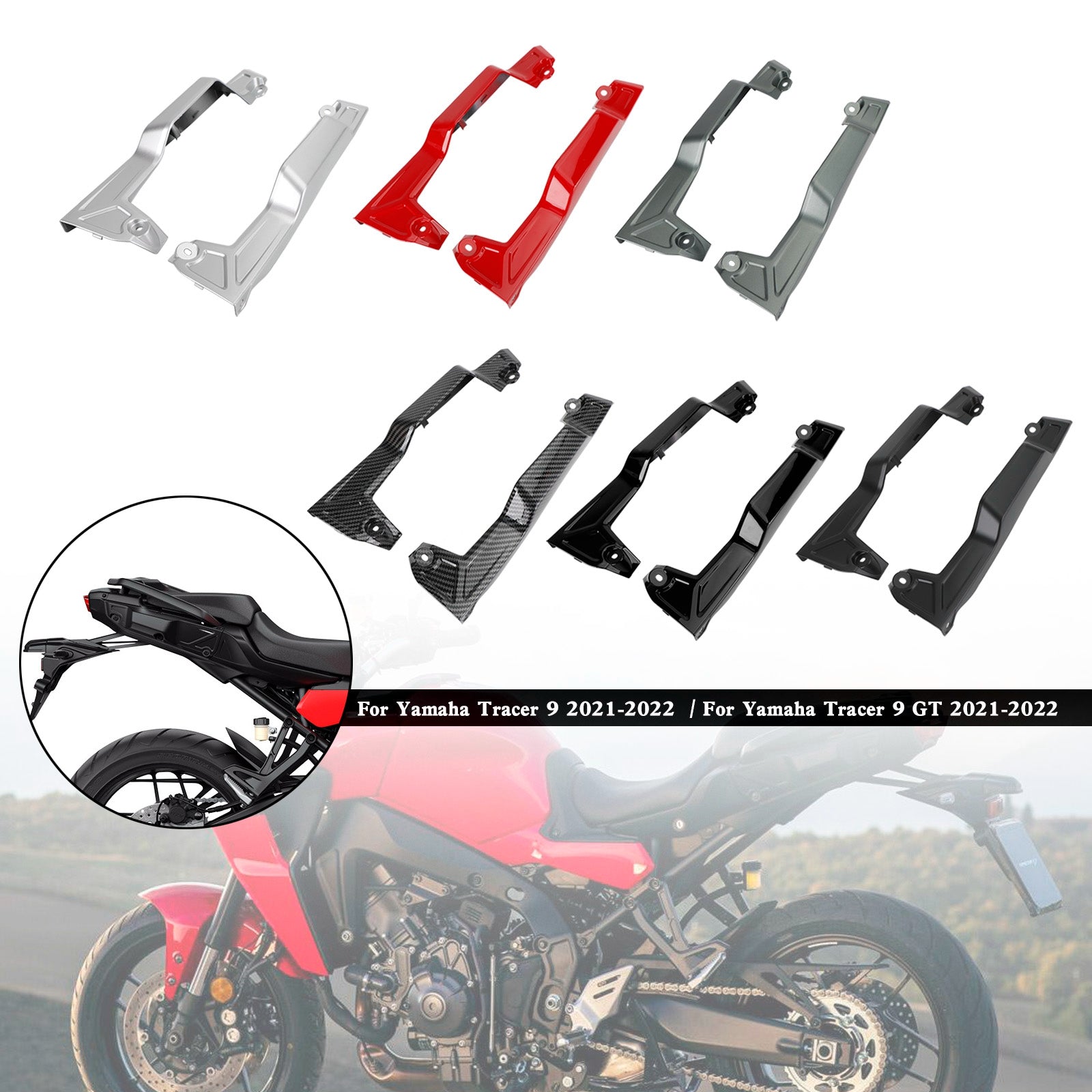 2021-2022 Yamaha Tracer 9 GT Care di carriera per sedile posteriore