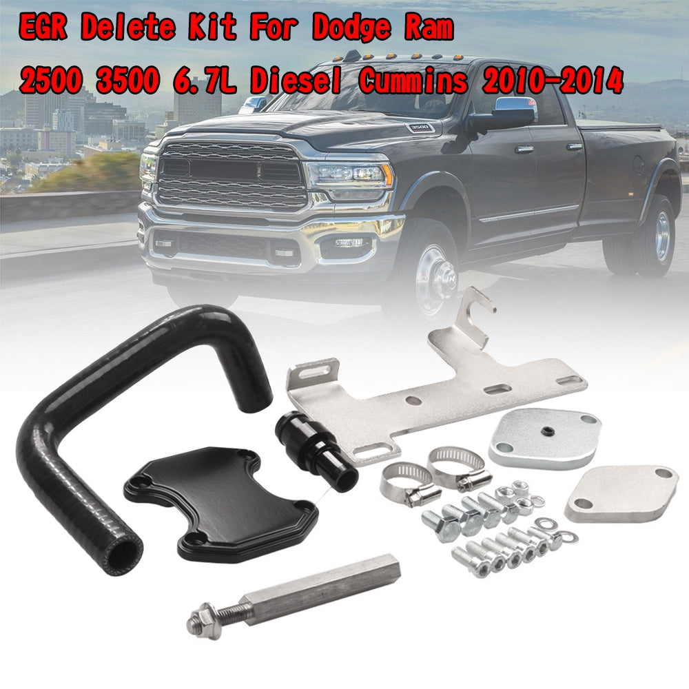 Kit de suppression EGR pour Dodge Ram 2500 3500 6.7L Diesel Cummins 2010-2014 générique