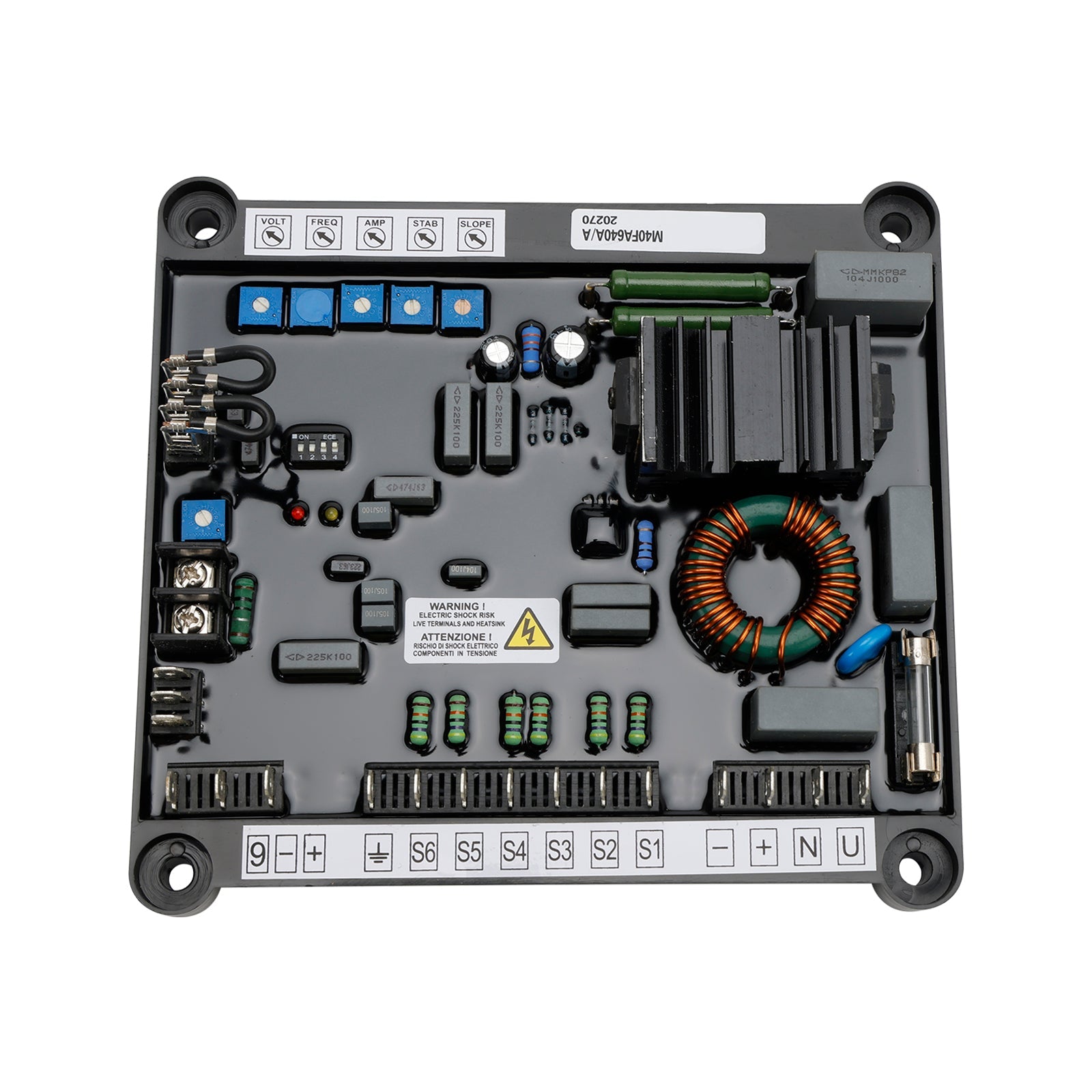 Placa reguladora de voltaje automática AVR M40FA640A para generador MARELLI