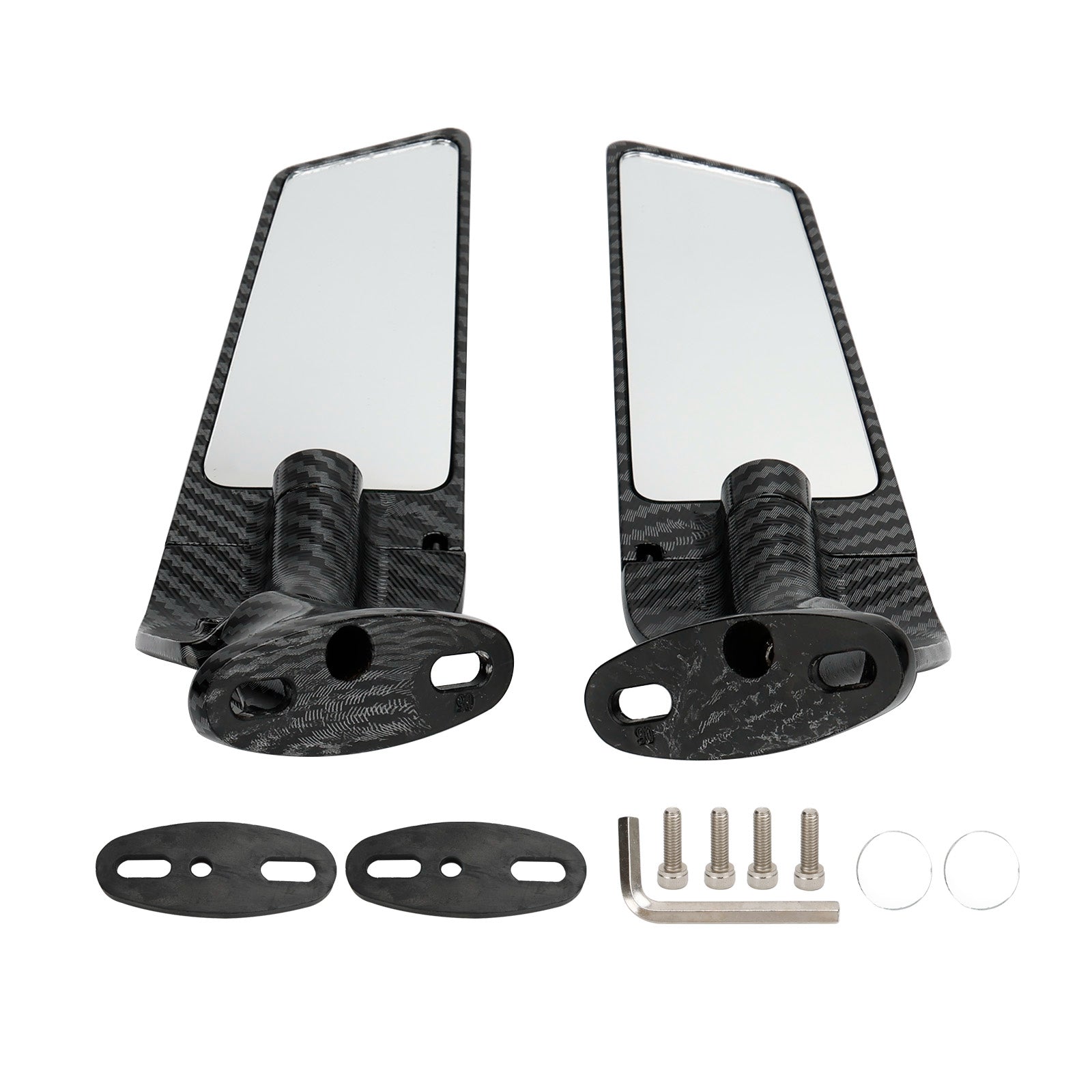 Specchietti retrovisori esterni girevoli per Honda CBR600RR 03-2012 CBR600F 11-2014