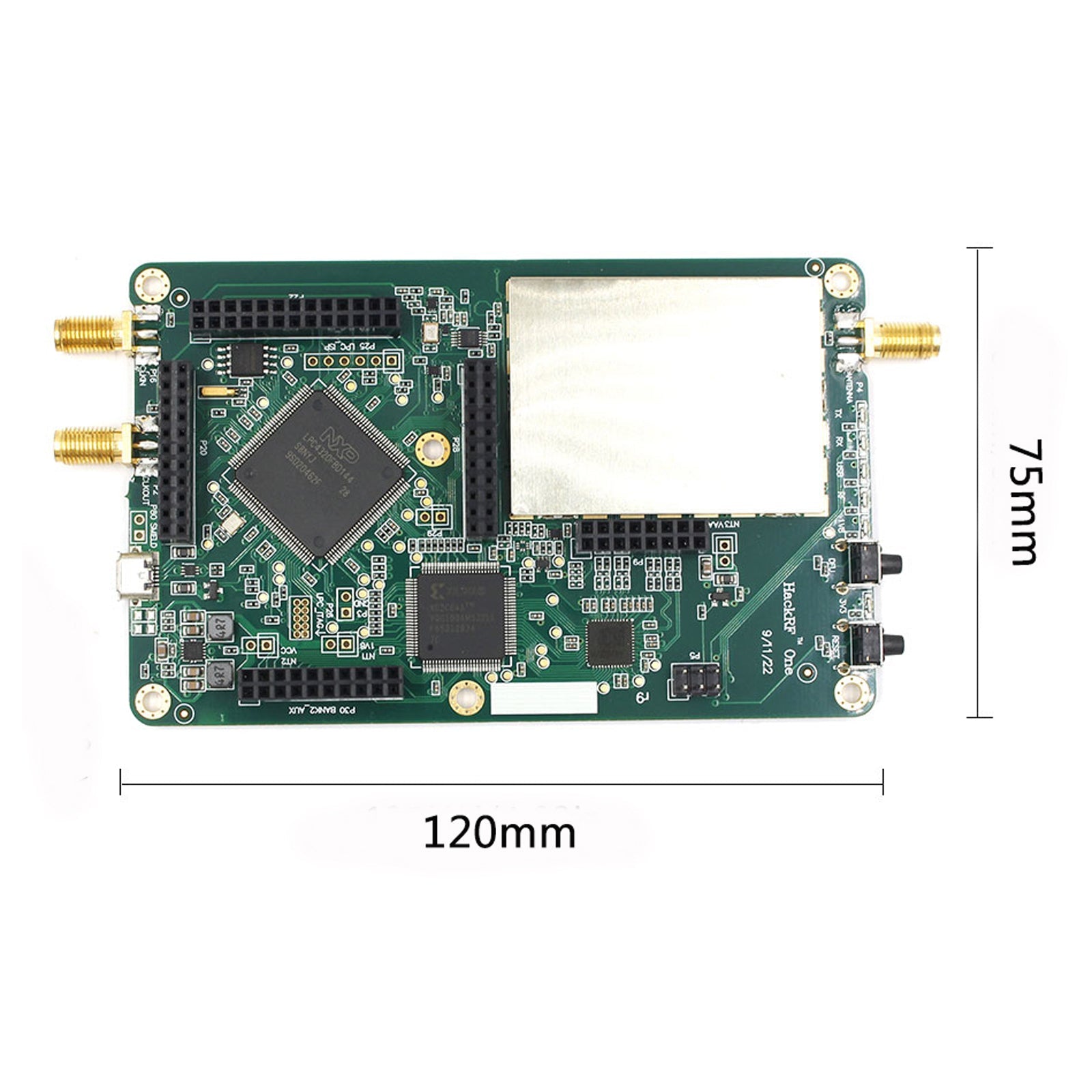 Mise à niveau HackRF One V1.7.3 Portapack H2 1 MHz-6 GHz SDR défini par logiciel sans fil