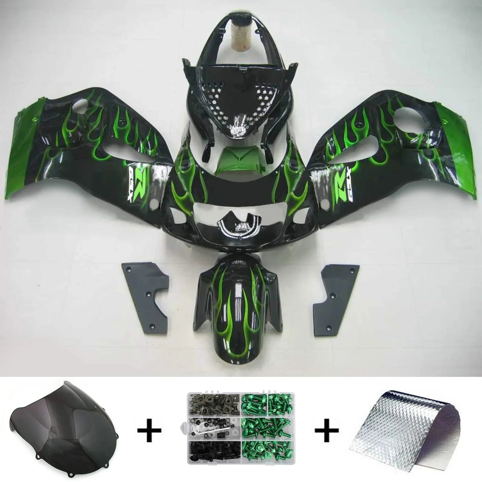 Amotopart Suzuki GSXR 600/750 1996-2000 Kit Carenado Plastico ABS Carroceria