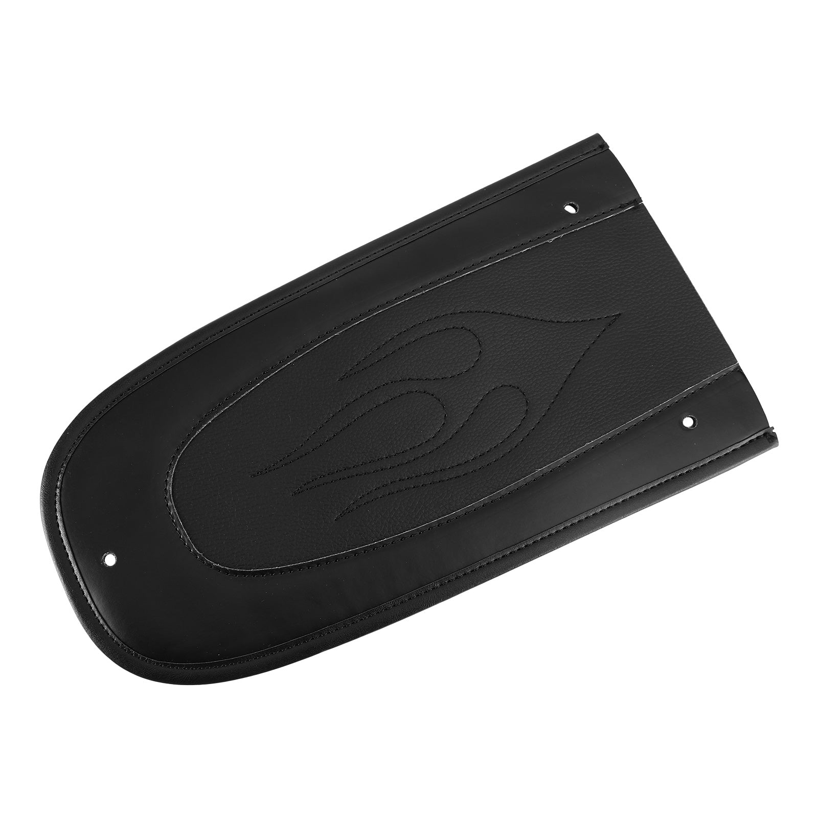 Flamme point cuir PU garde-boue arrière bavette siège Solo pour Touring Electra Road Glide générique