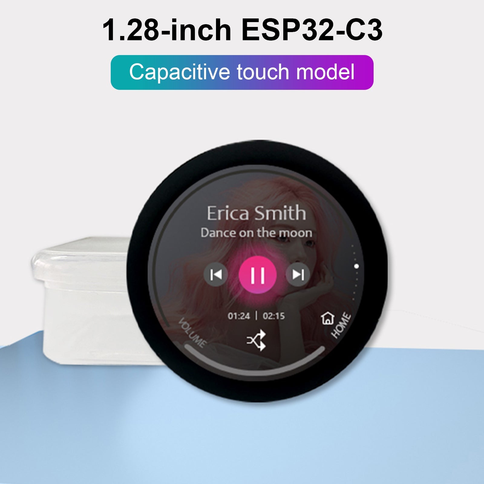 1.28 "affichage rond ESP32-C3 carte de développement LCD écran tactile Wifi Bluetooth