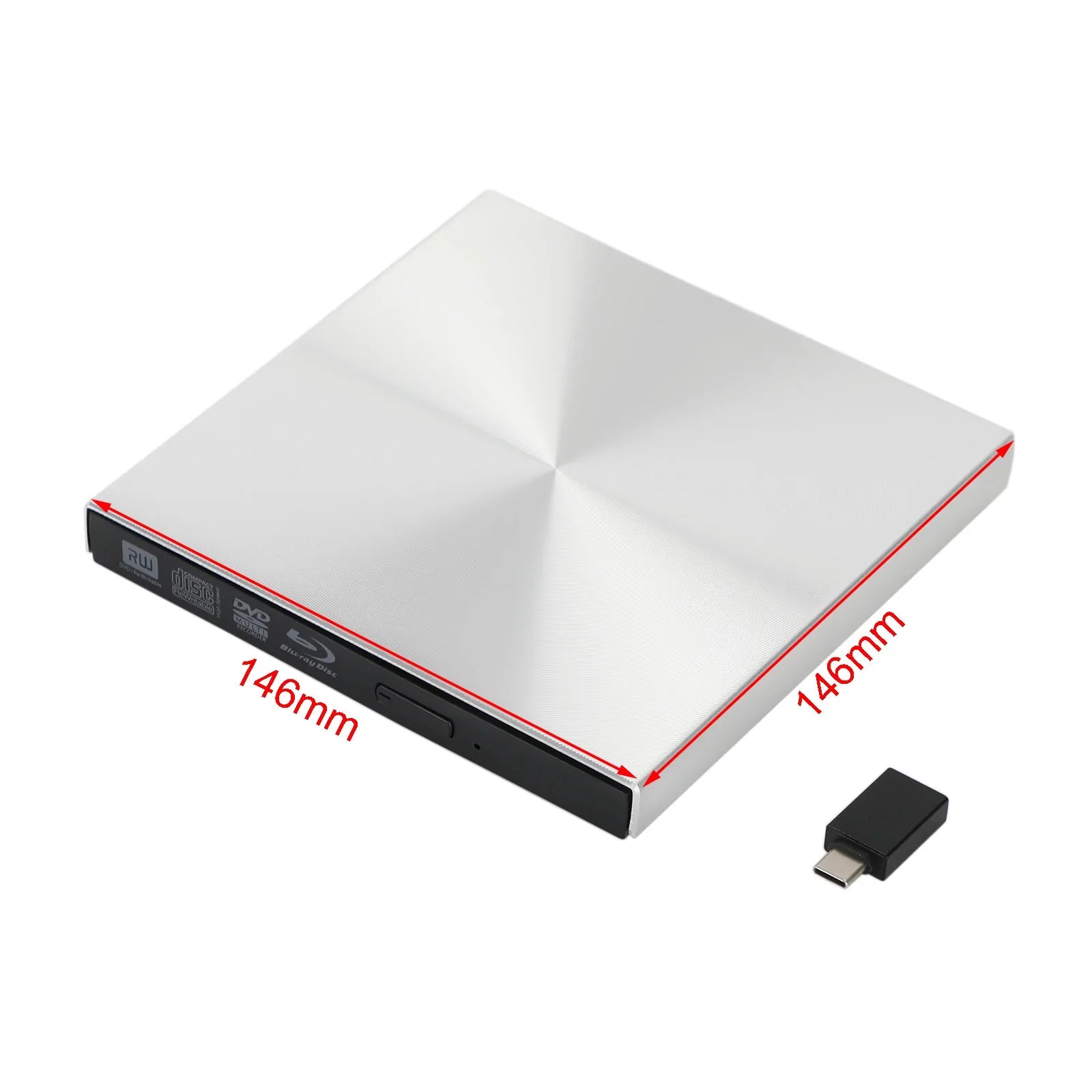 Lecteur Blu ray Graveur DVD USB 3.0 et Type-C Lecteur Combo Lecteur BD Portable