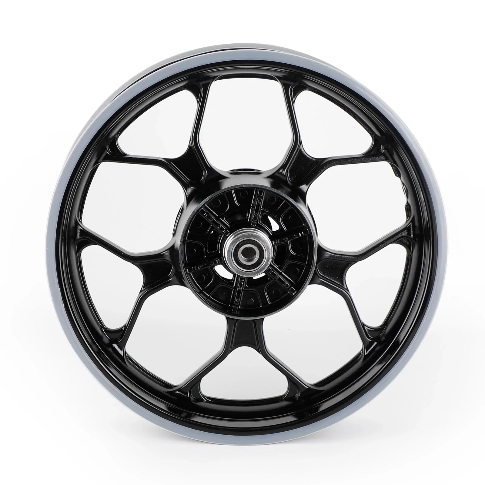 Cerchio ruota posteriore nero completo per Yamaha YZF-R3 YZF R3 2015-2022 NUOVO Generico