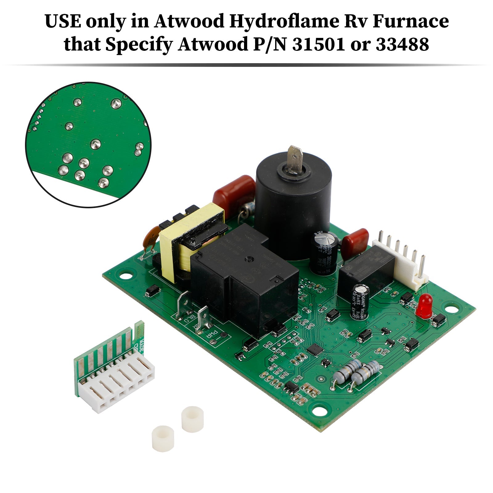 Atwood Hydro Flame Furnace PC Board Kit osa 31501 33488 33727
